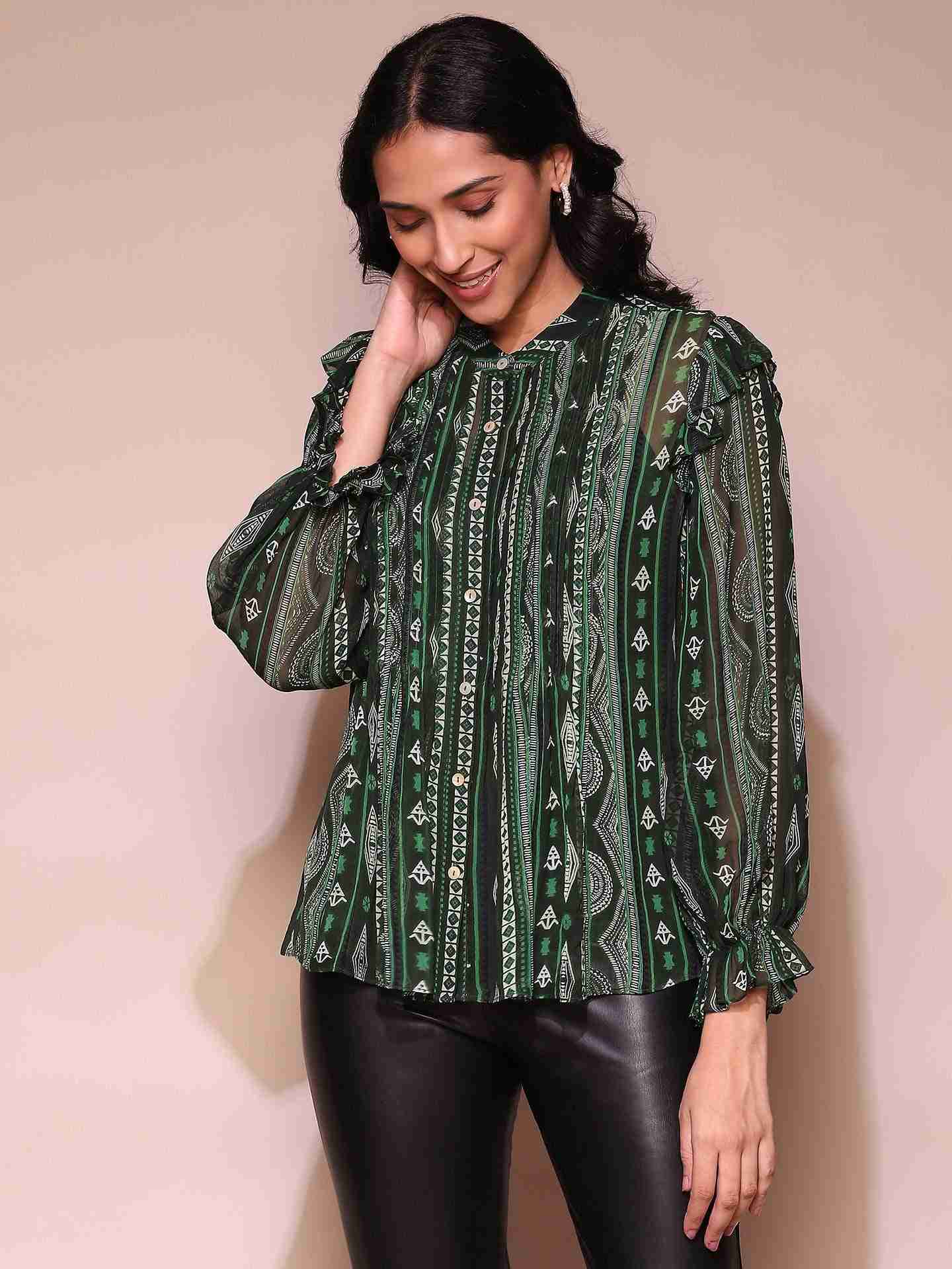 Green Ava Shirt
