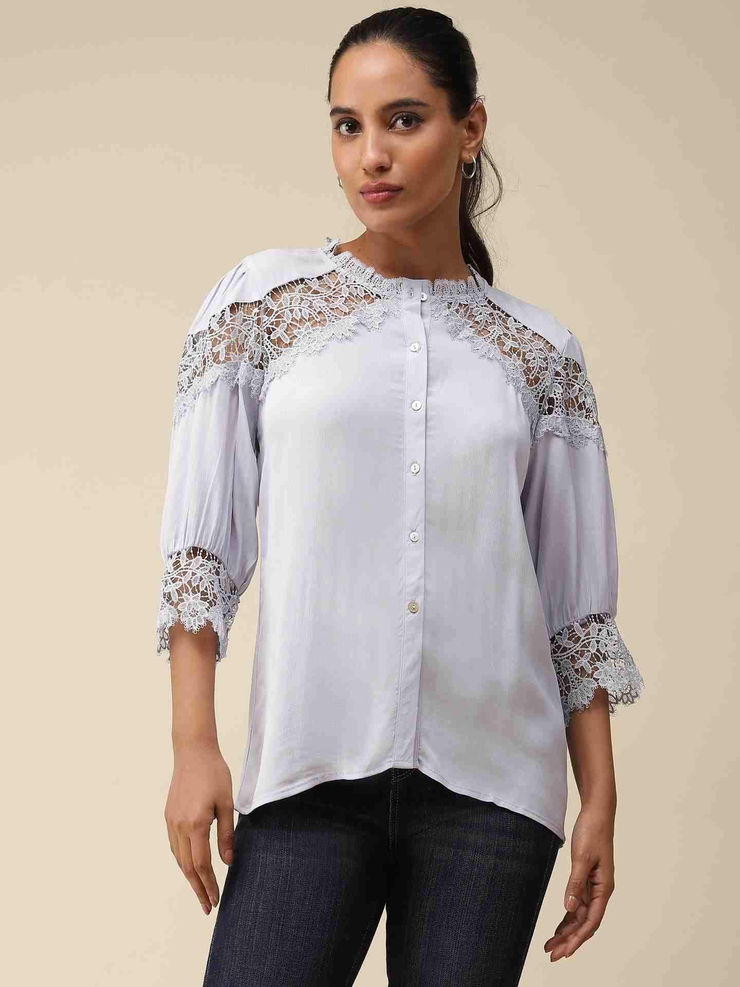 Powder Blue Amelie Shirt