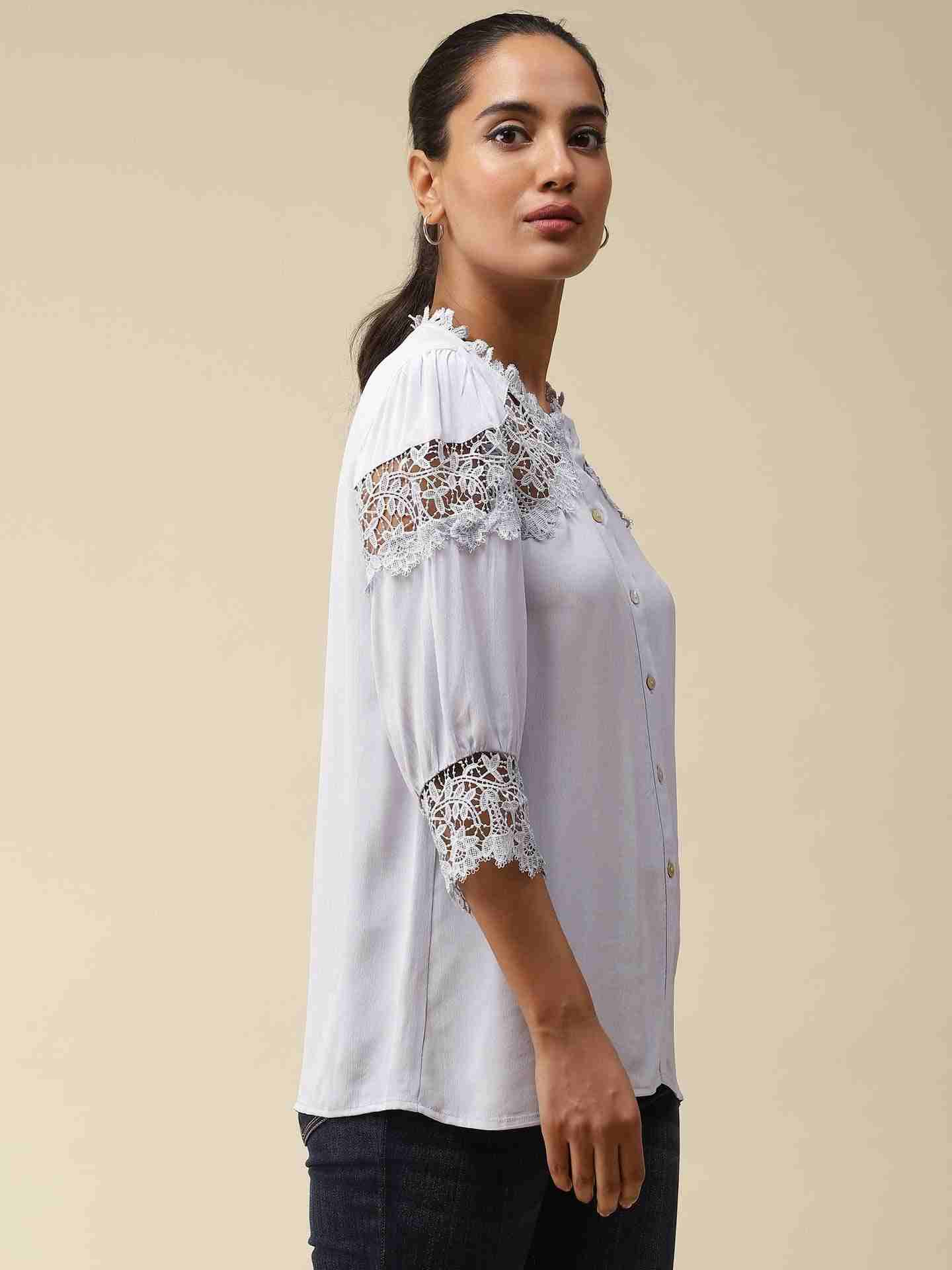 Powder Blue Amelie Shirt