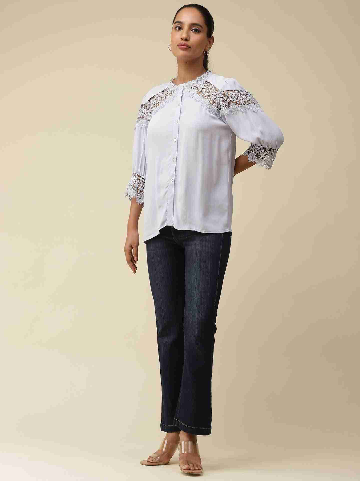 Powder Blue Amelie Shirt
