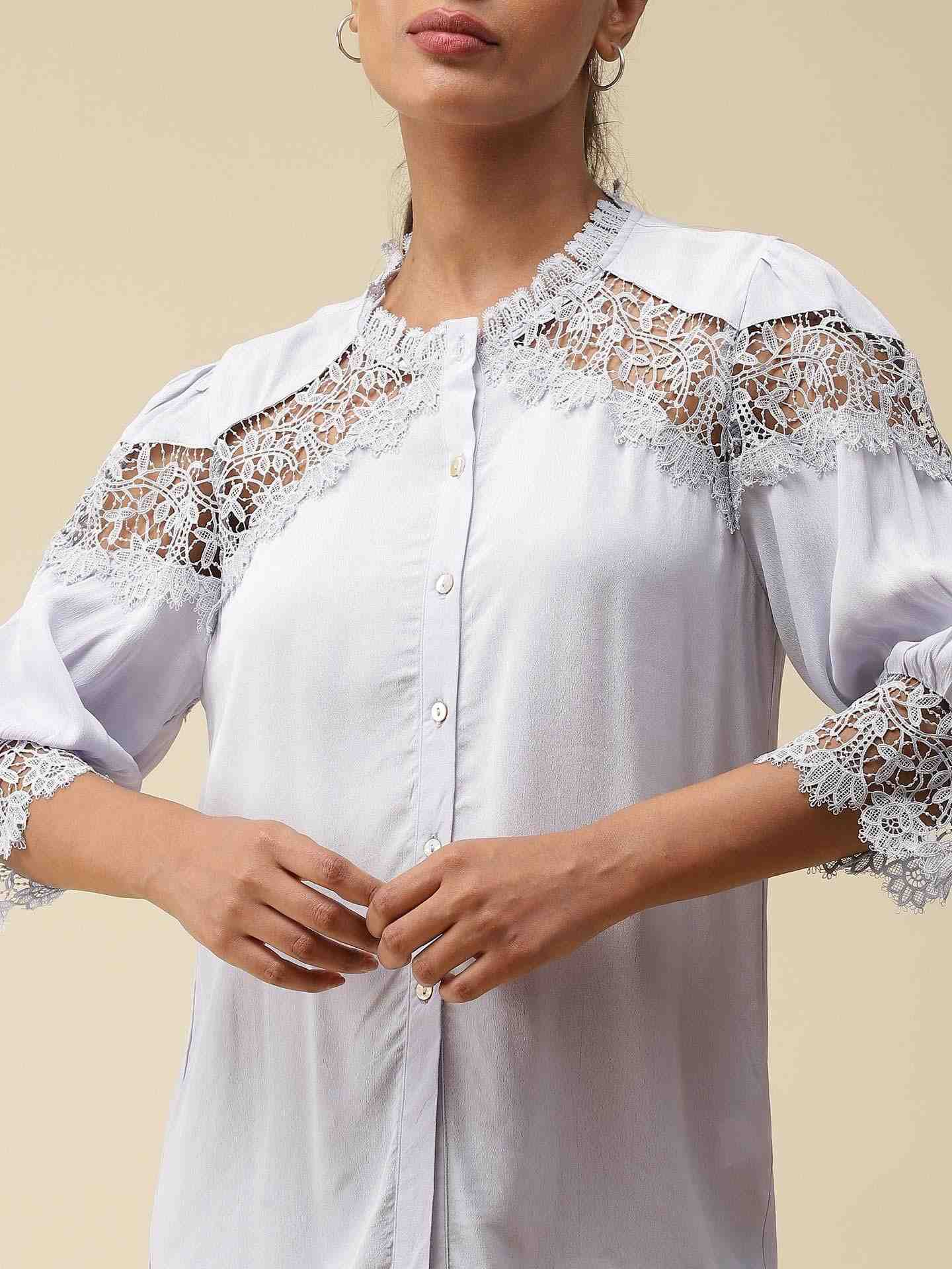 Powder Blue Amelie Shirt