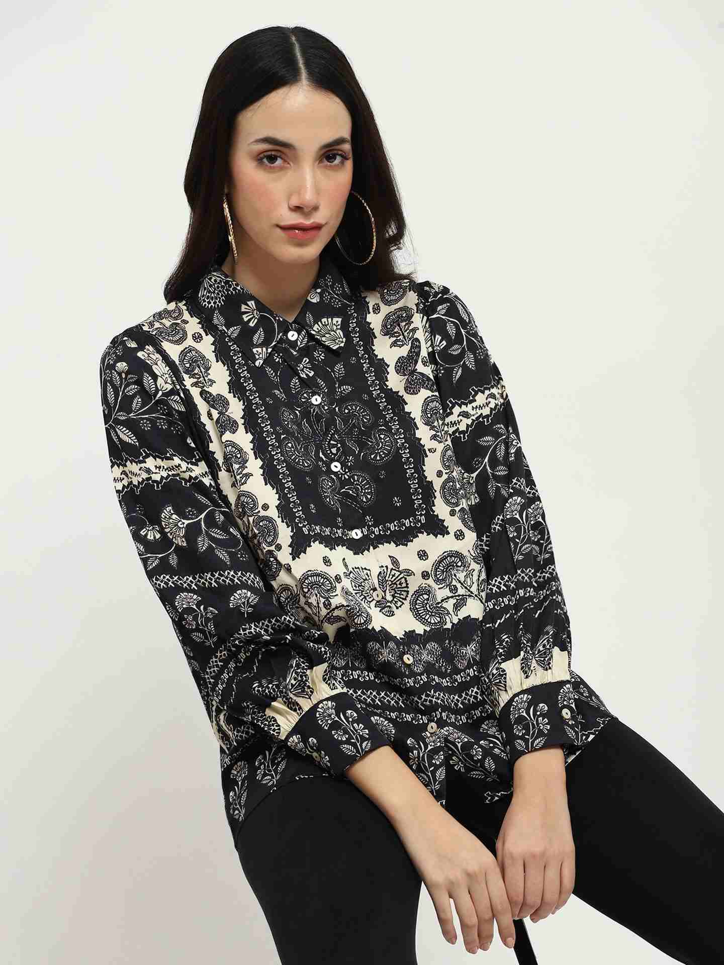Black Liliana Shirt