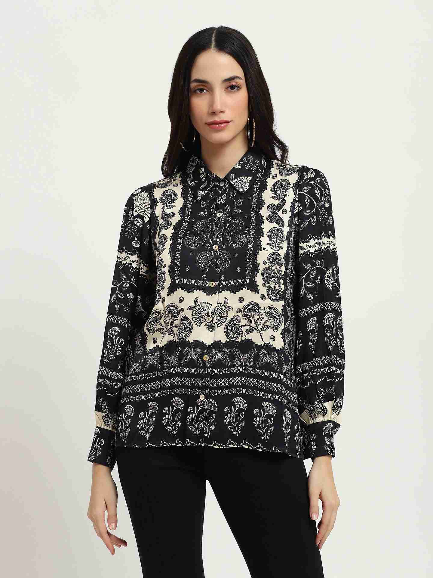Black Liliana Shirt