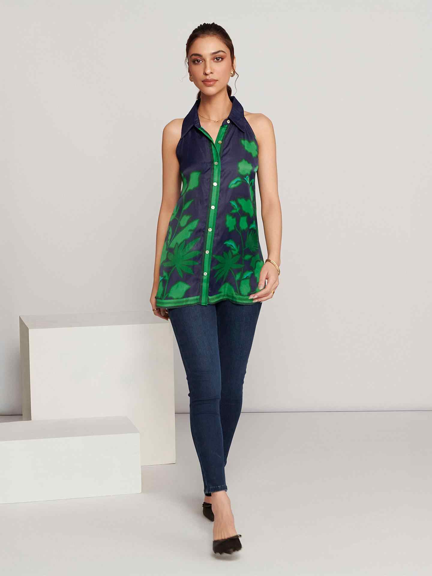 Navy Olina Shirt