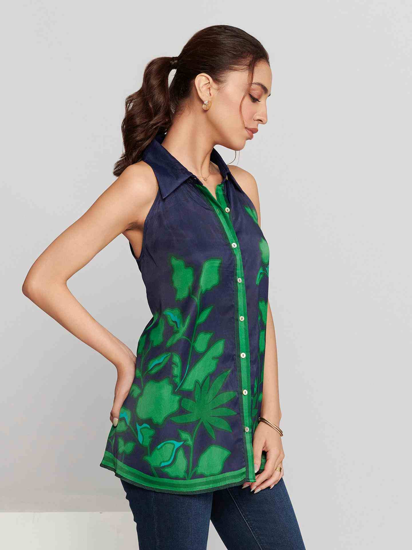 Navy Olina Shirt