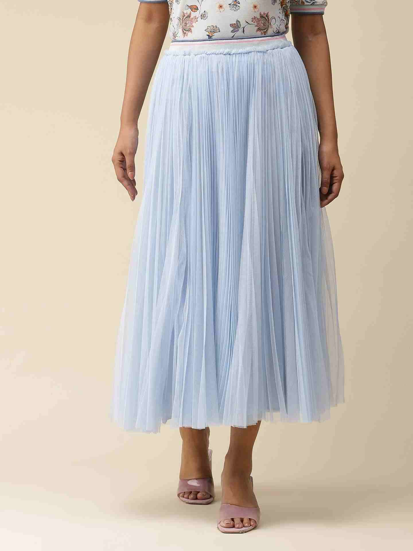 Powder Blue Polo Skirt