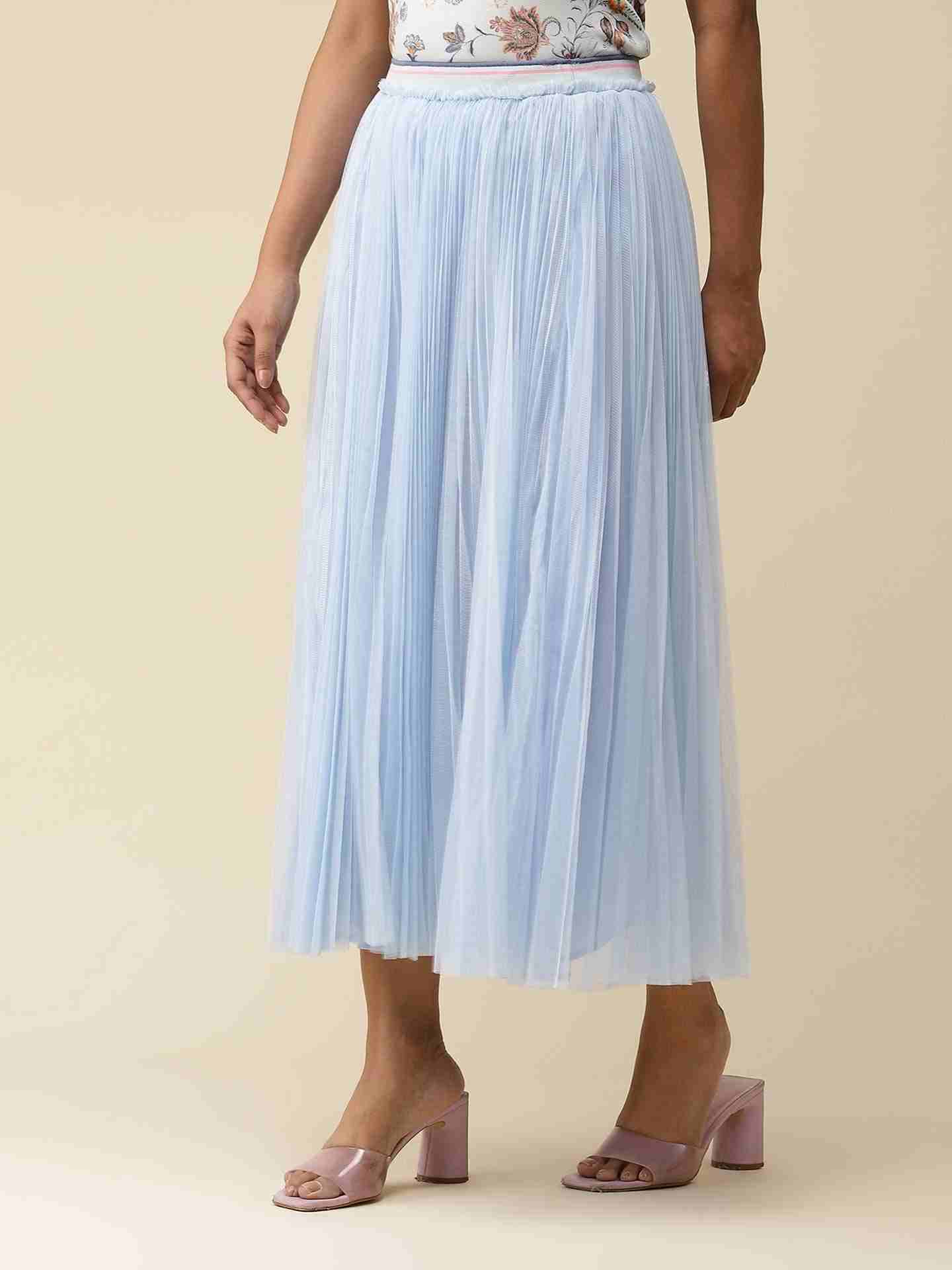 Powder Blue Polo Skirt