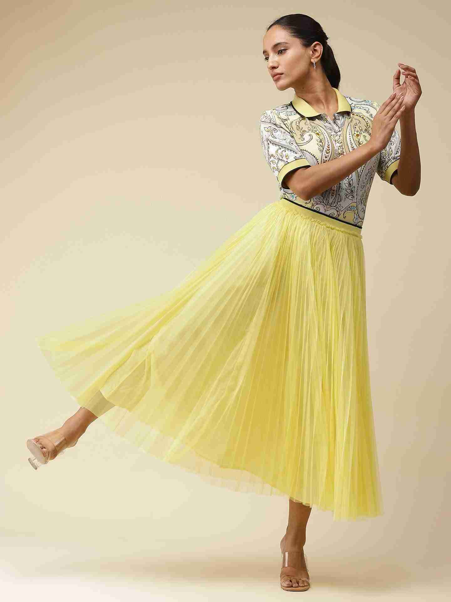 Yellow Polo Skirt