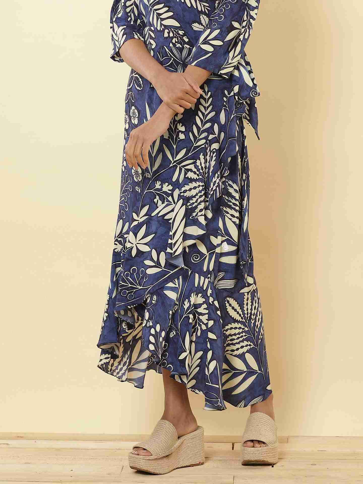 Blue Flower Vibes Skirt