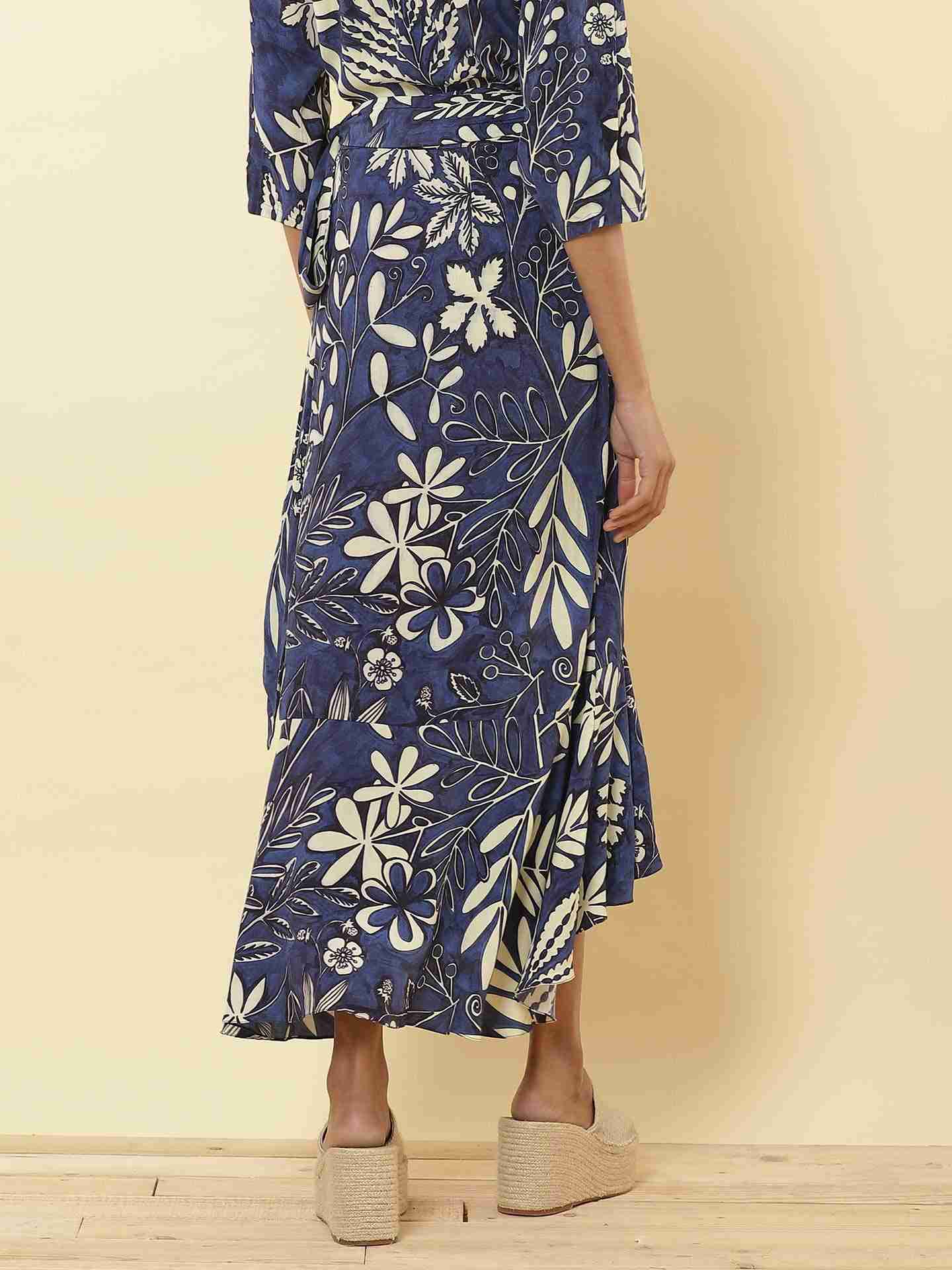 Blue Flower Vibes Skirt