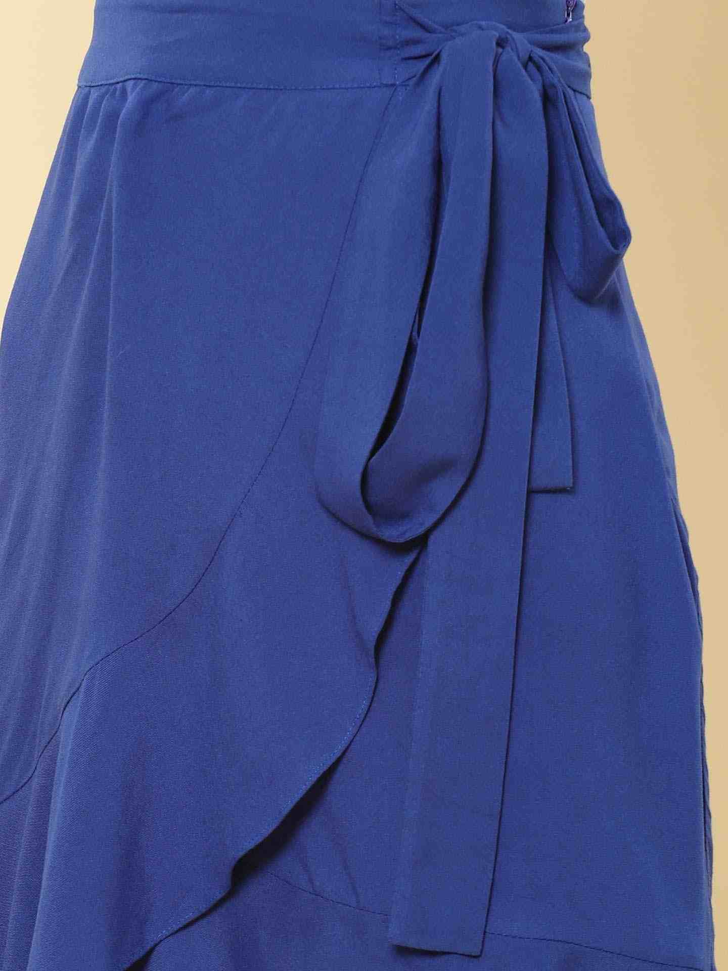 Blue Fashion Flair Skirt