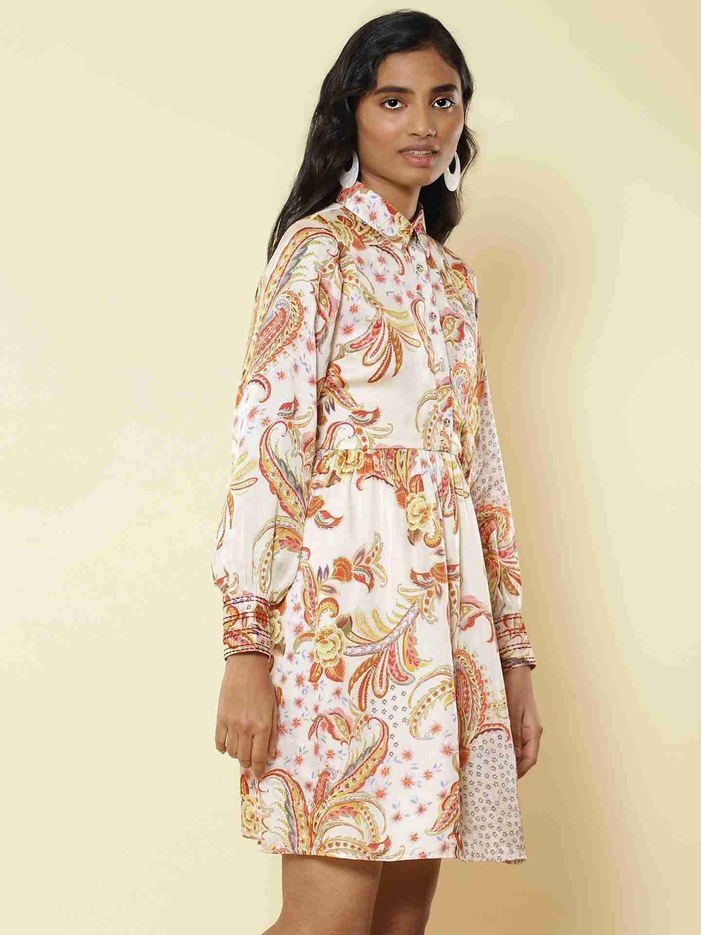 Yellow Brazillian Shirt Dress