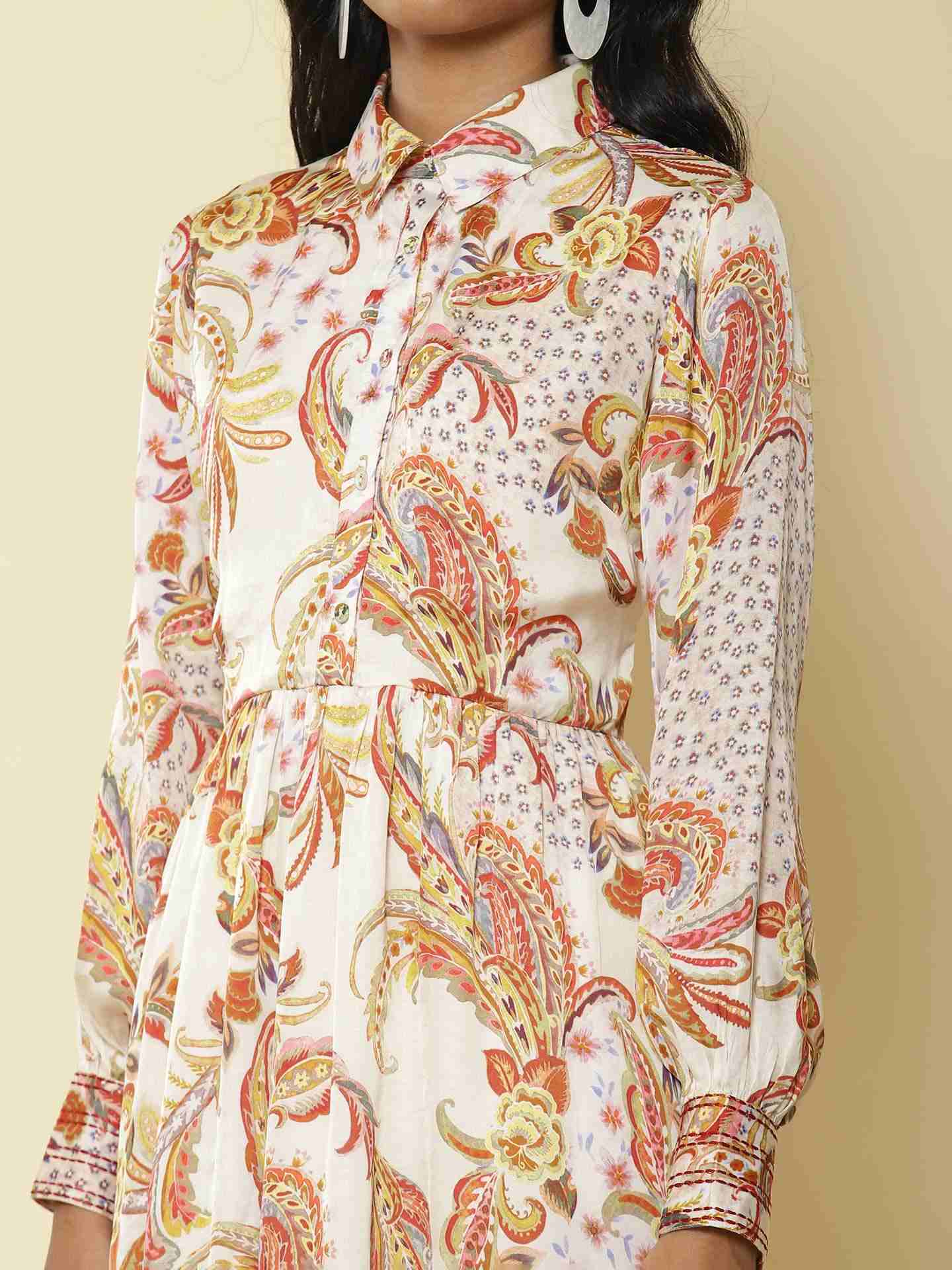 Yellow Brazillian Shirt Dress