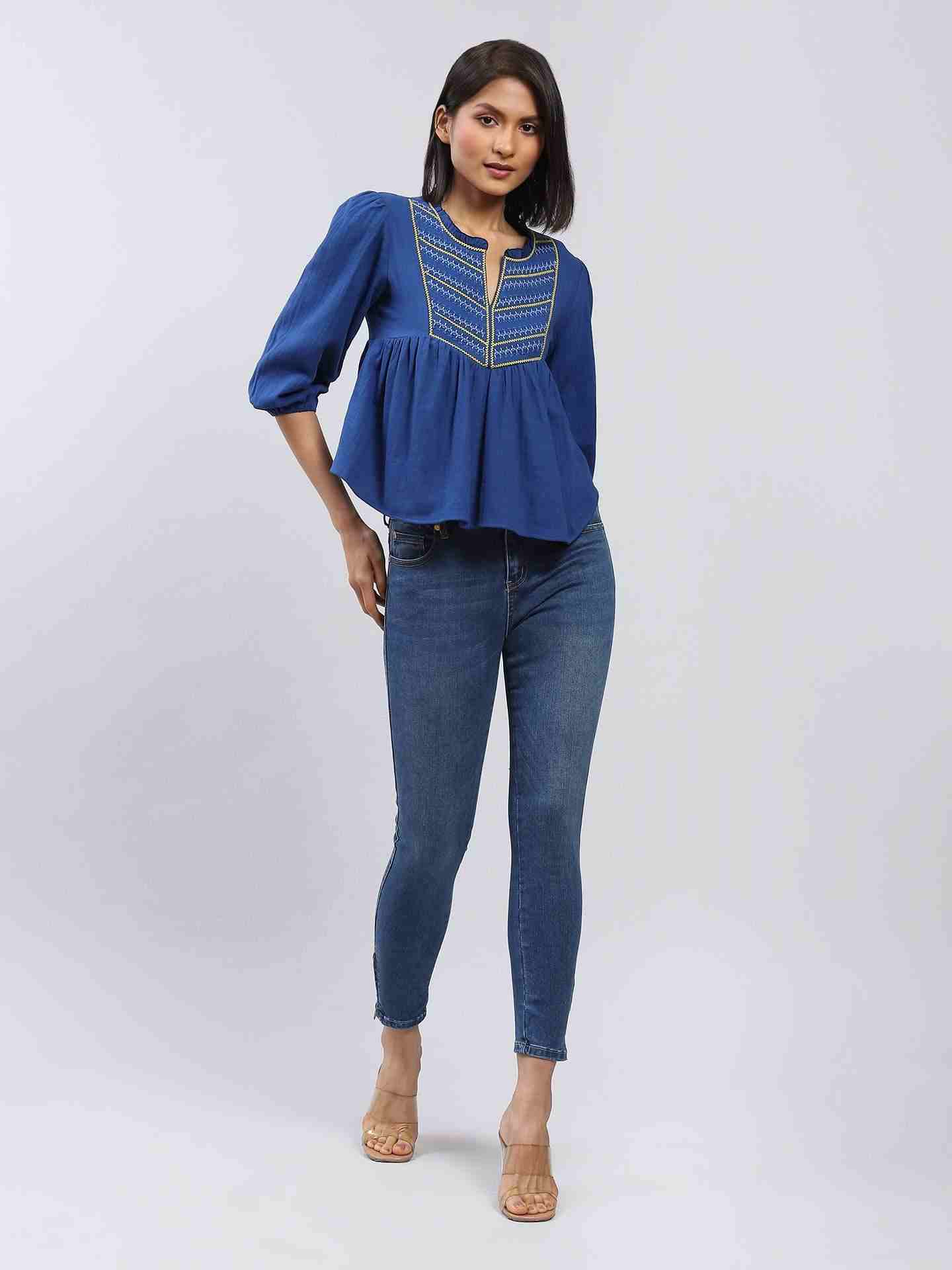 Blue Leisure Basics Top