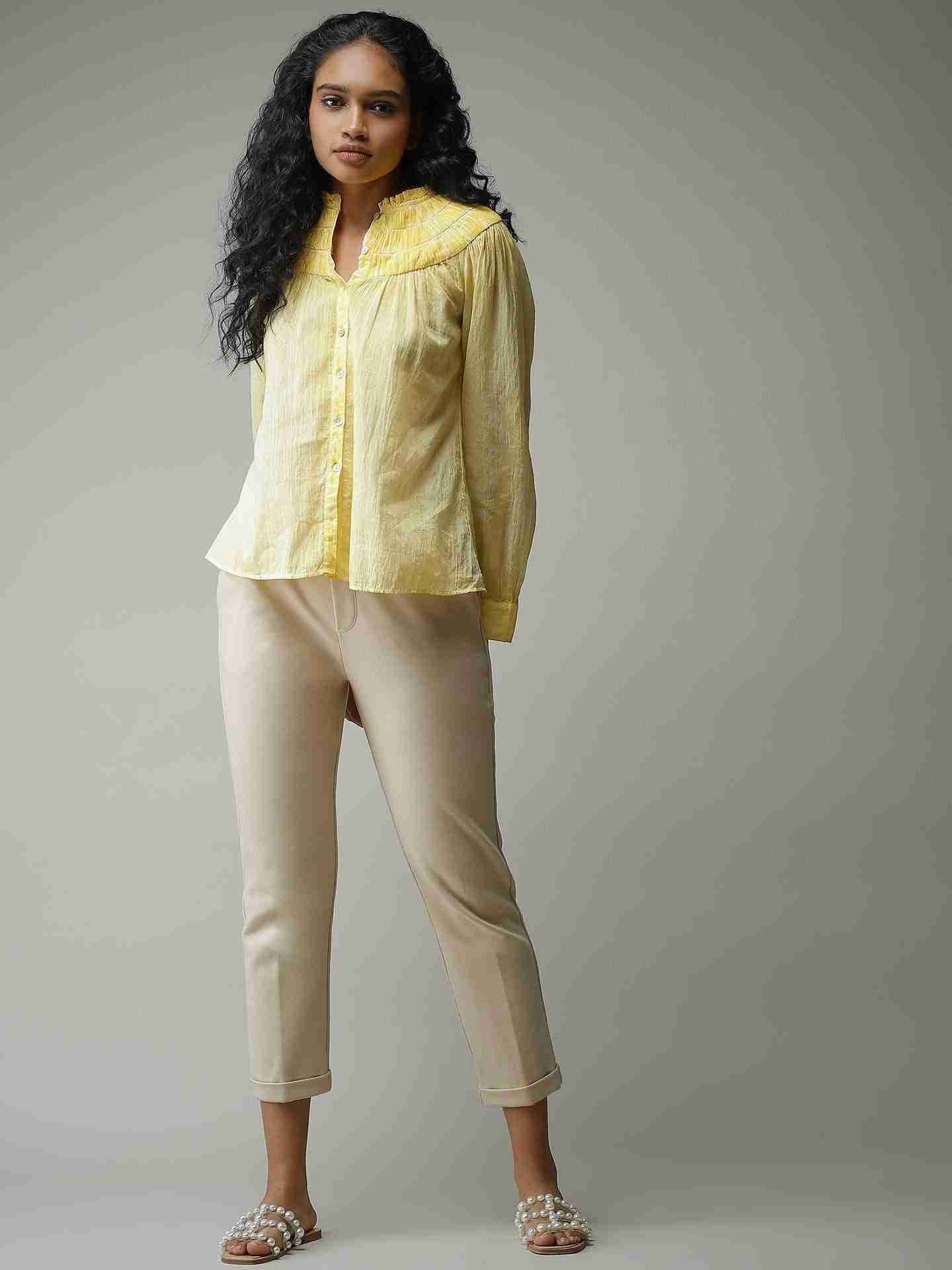 Yellow Leisure Basics Top