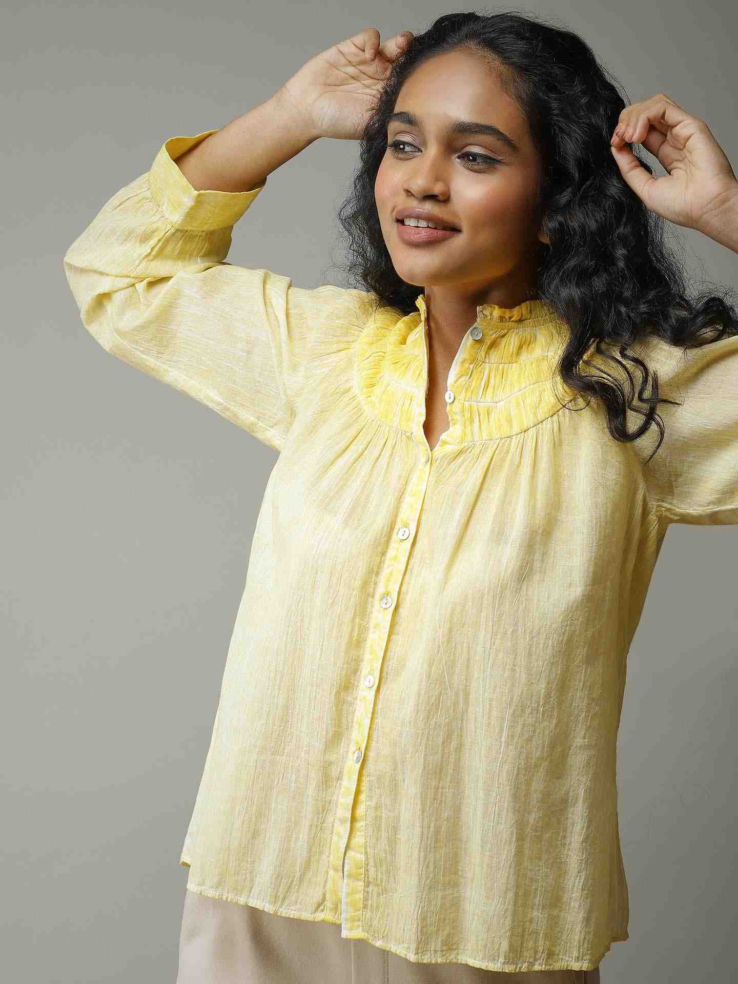 Yellow Leisure Basics Top