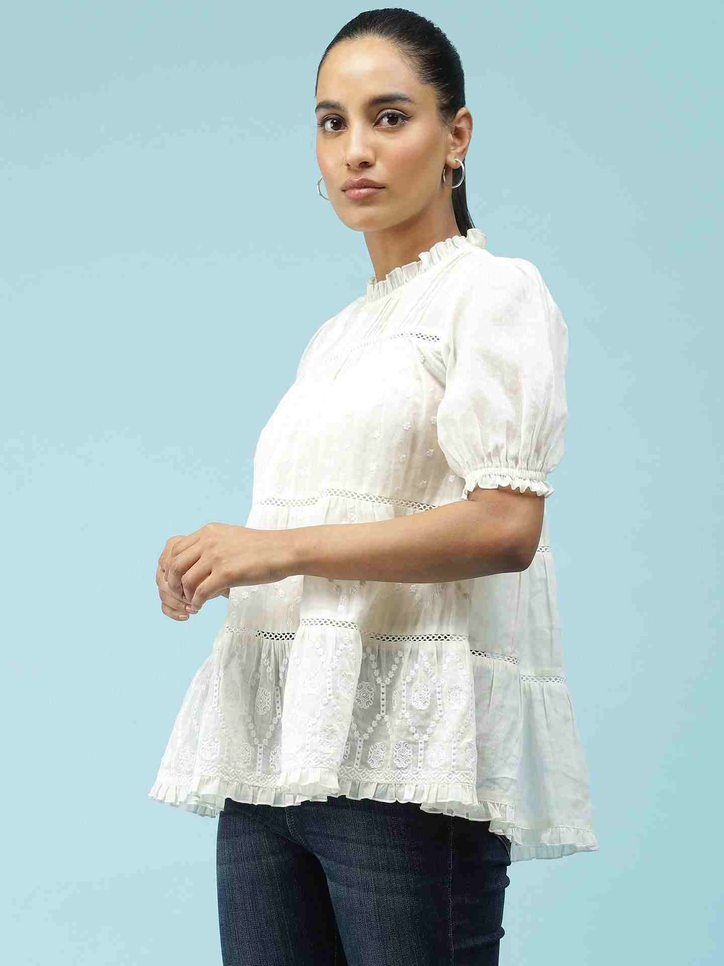 Ecru Beatrice Top