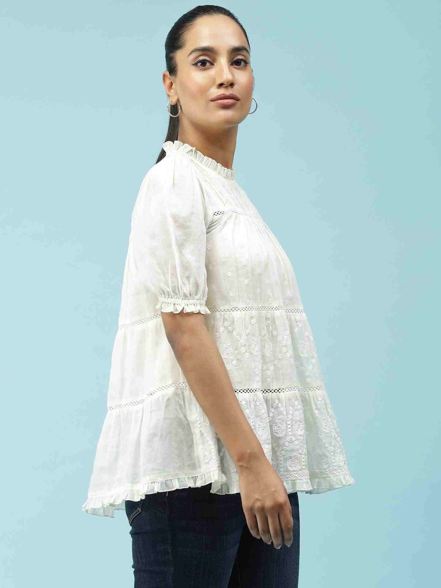 Ecru Beatrice Top
