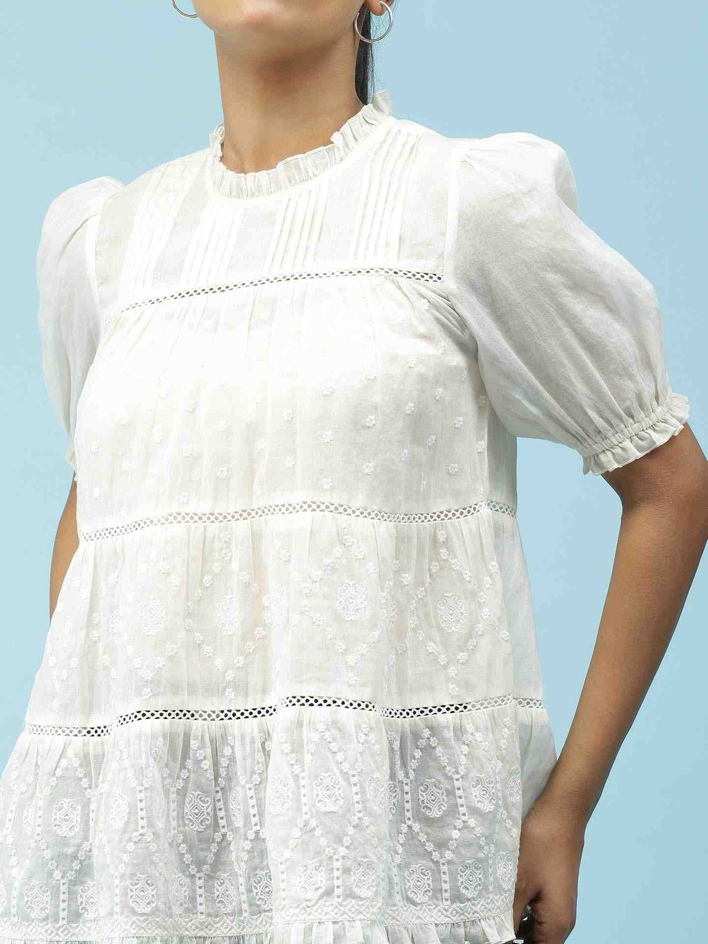 Ecru Beatrice Top