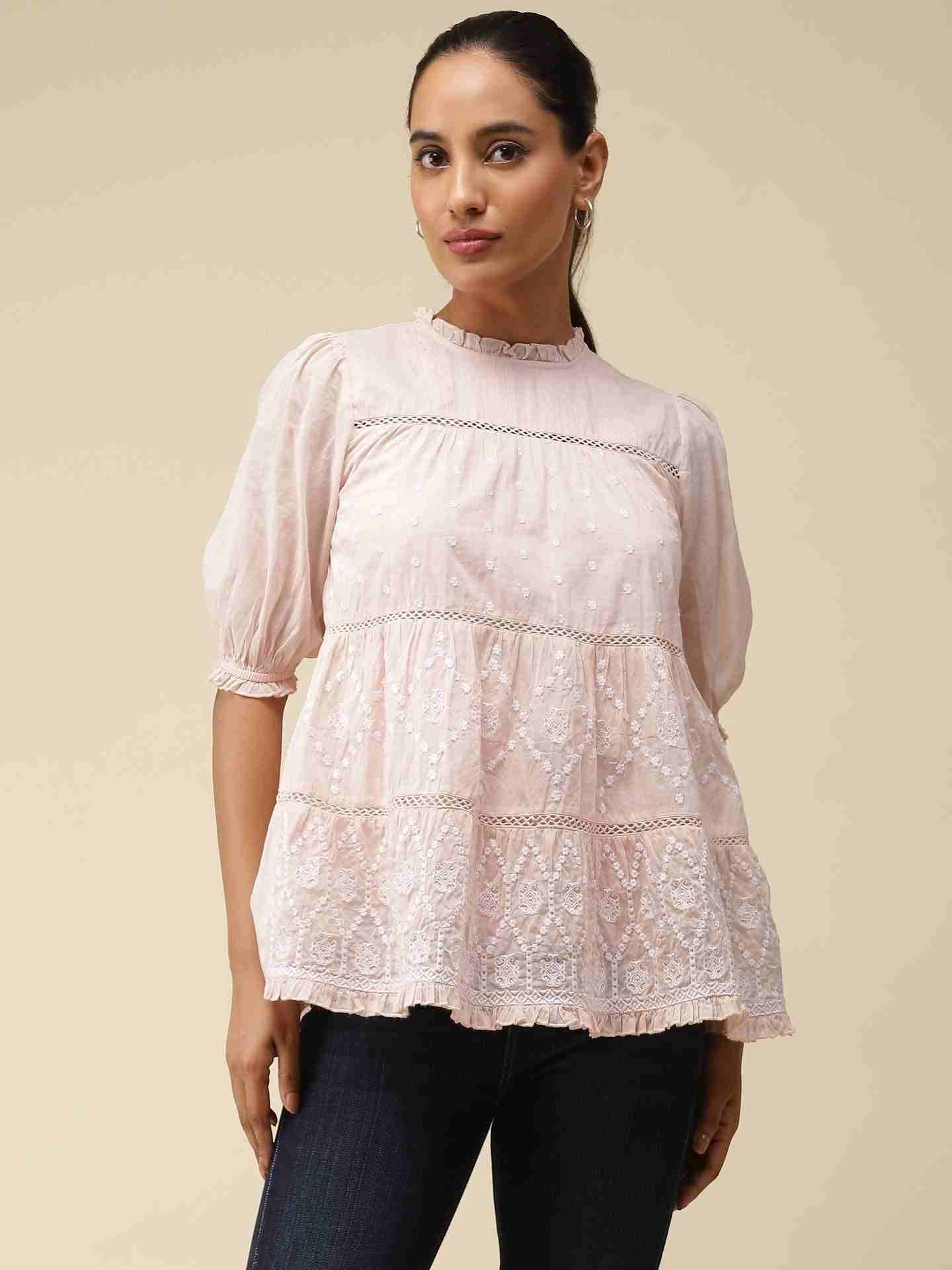 Pink Beatrice Top