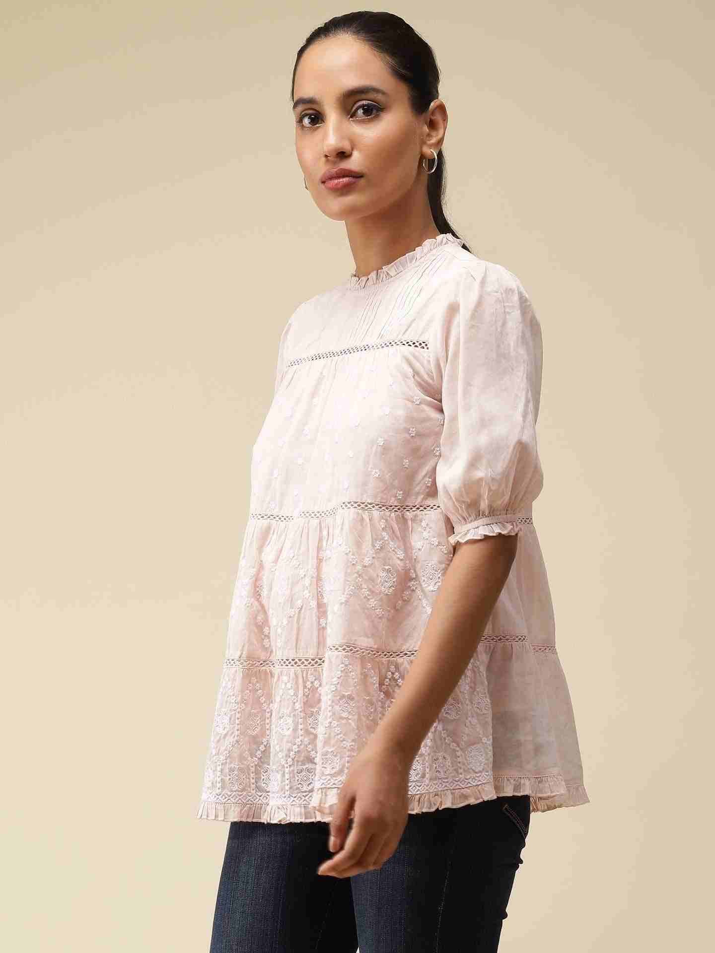 Pink Beatrice Top