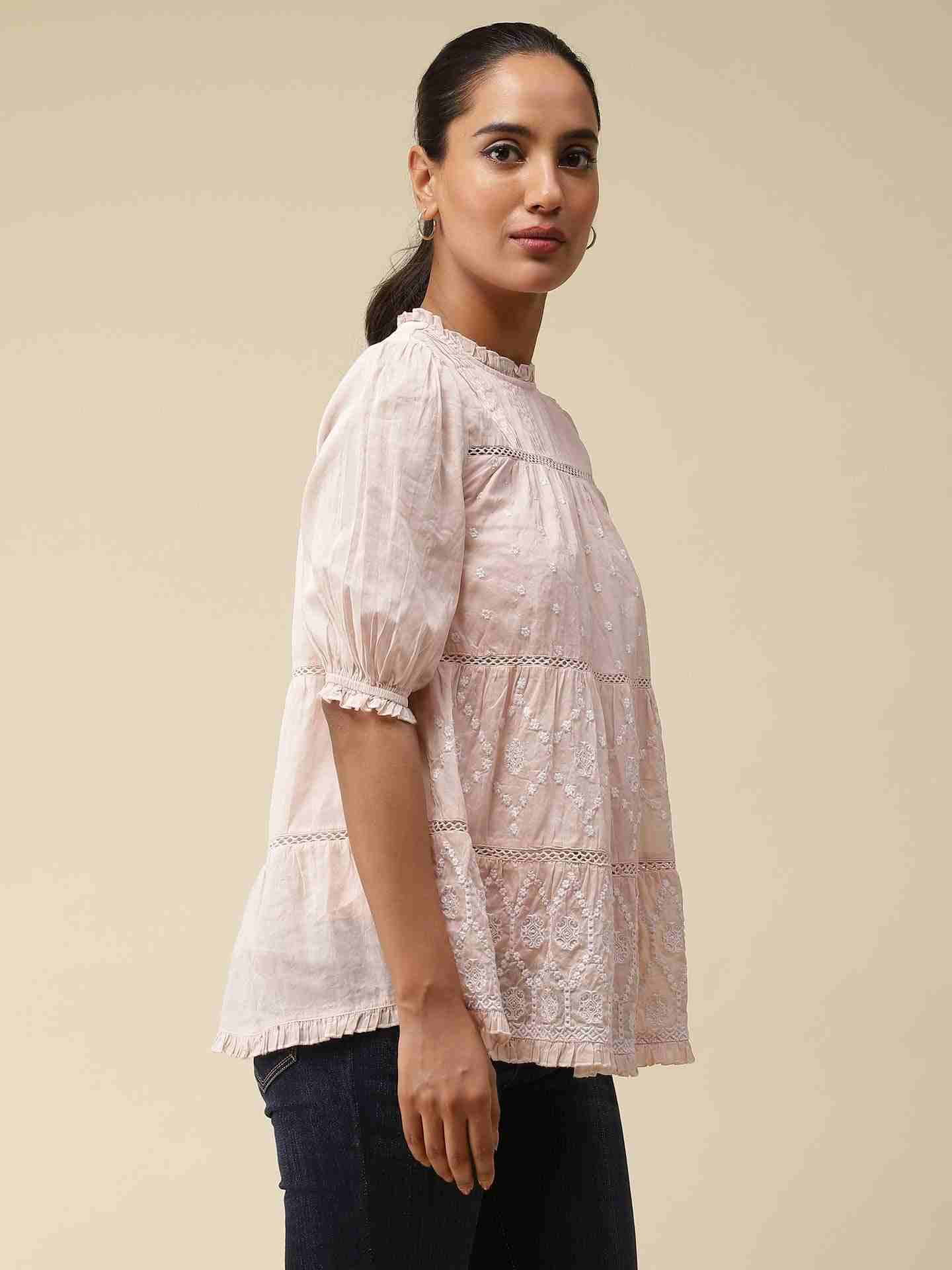 Pink Beatrice Top
