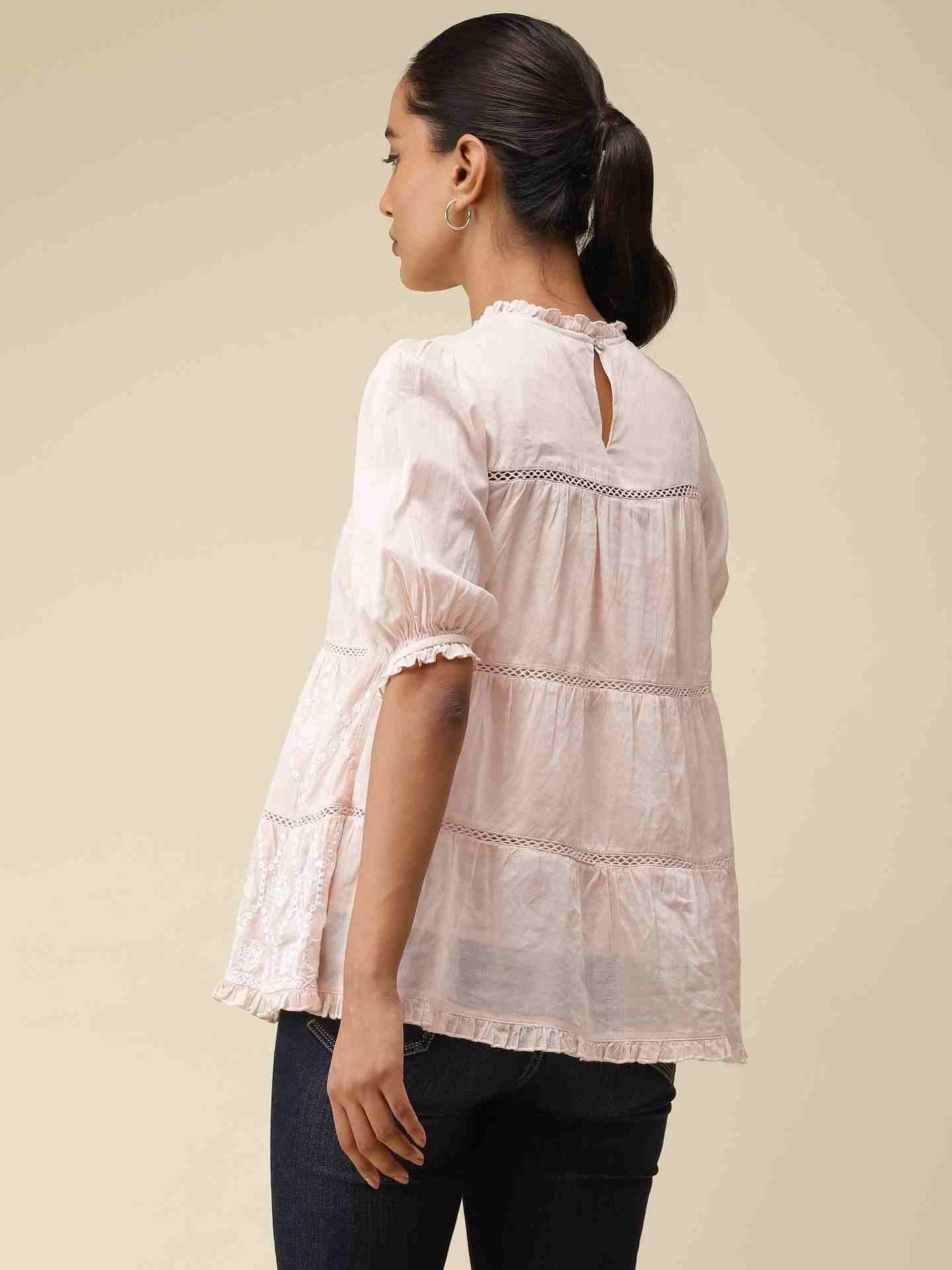 Pink Beatrice Top
