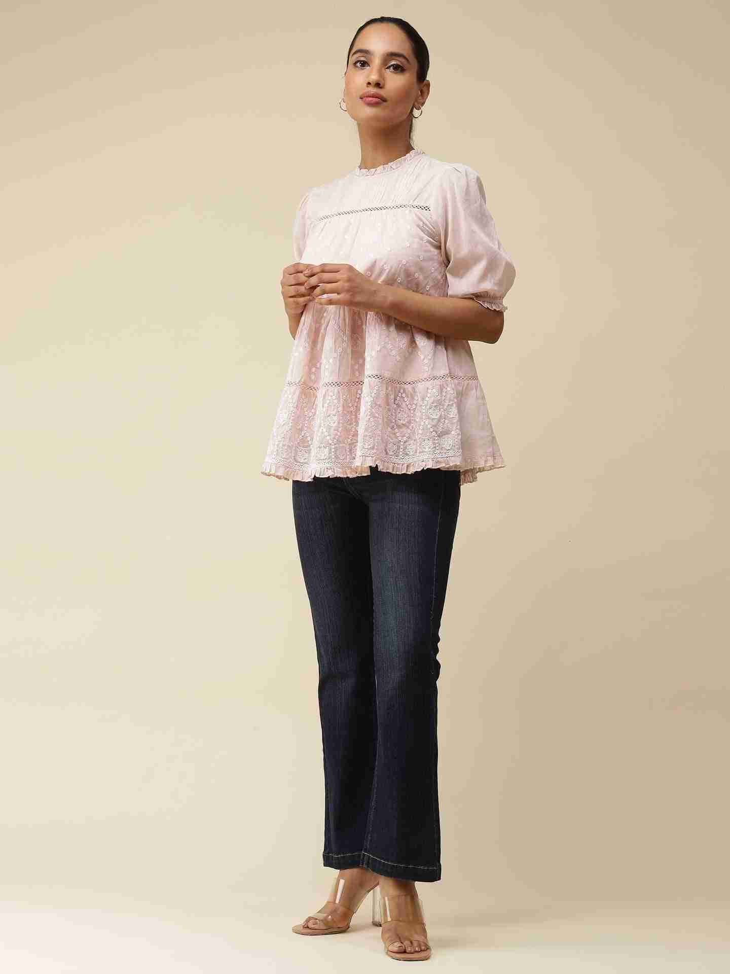 Pink Beatrice Top