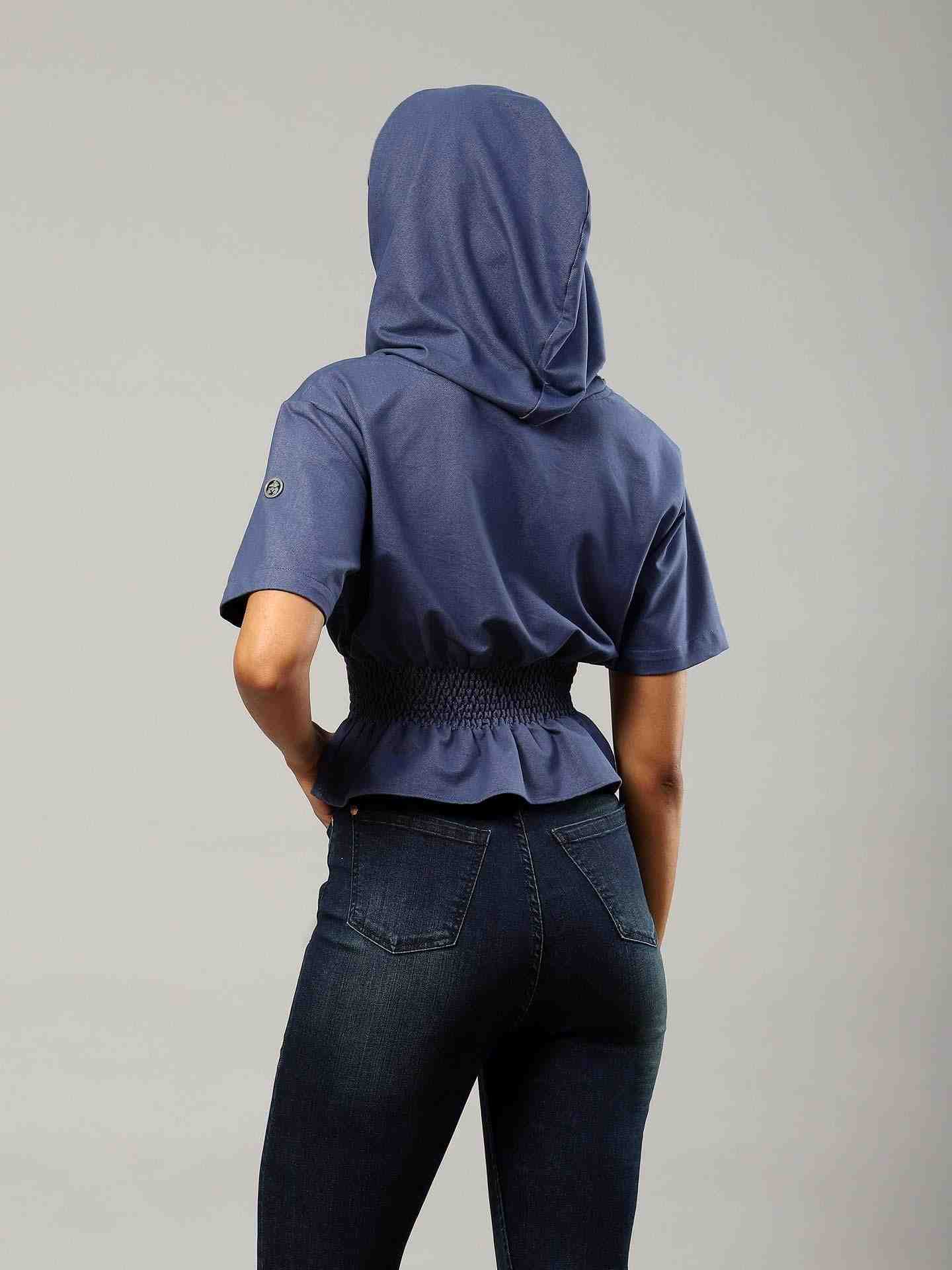 Denim Blue Basics Athleisure Top