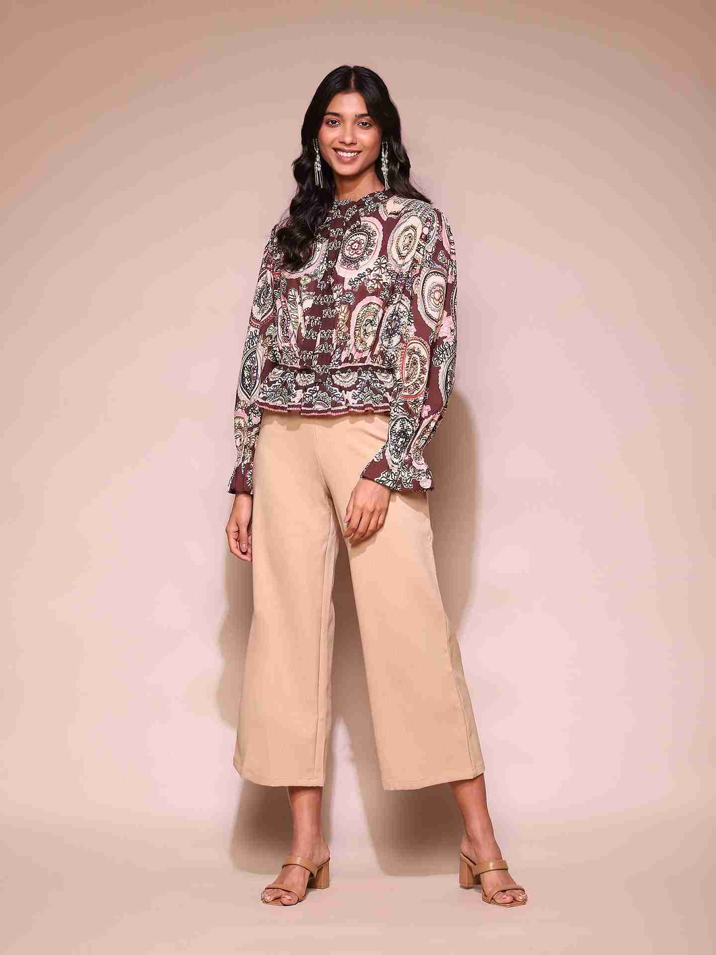 Brown Doretha Top