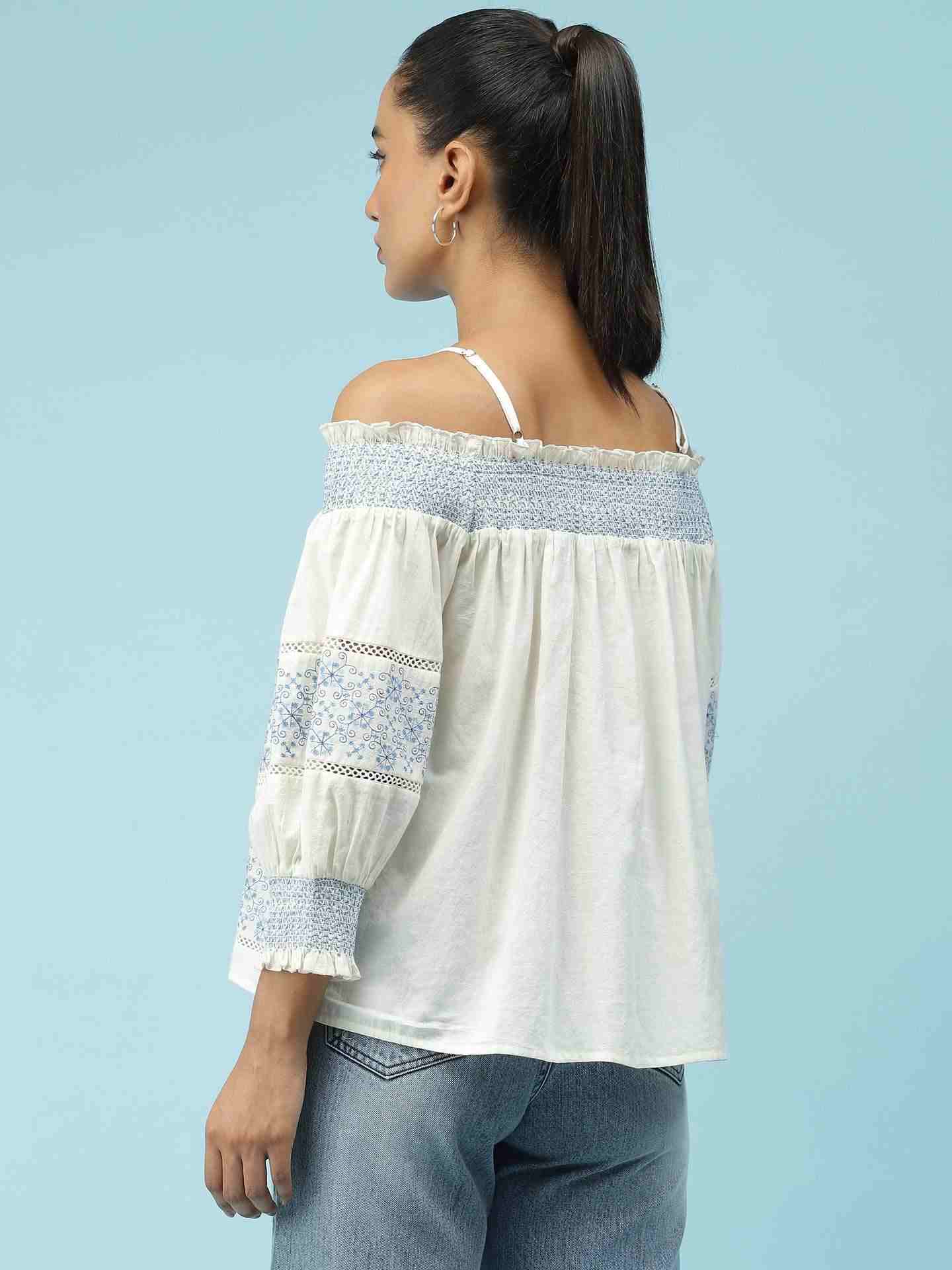 Ecru Julliette Top