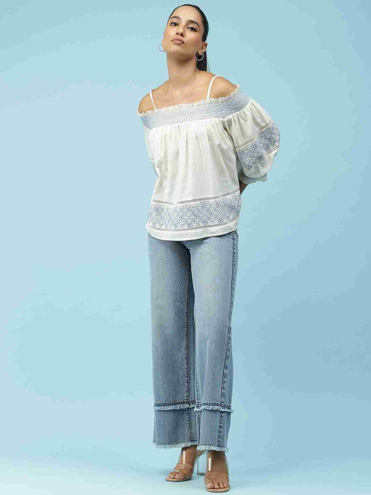Ecru Julliette Top