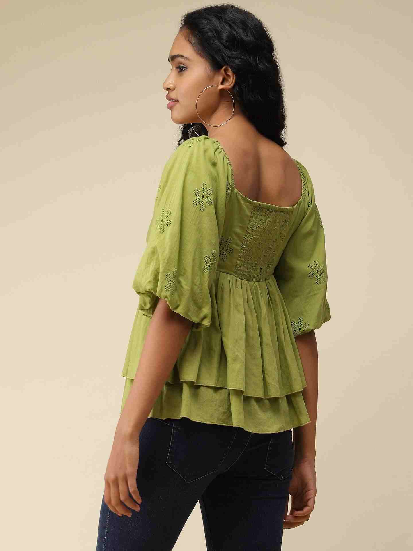 Green Myra Top