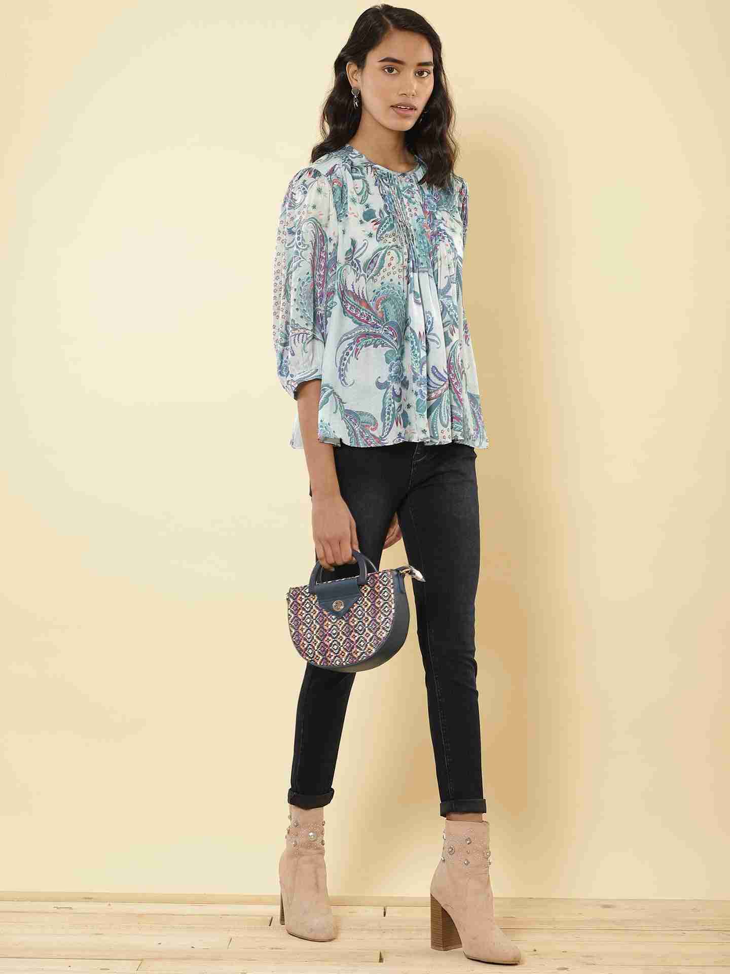 Blue Brazillian Top