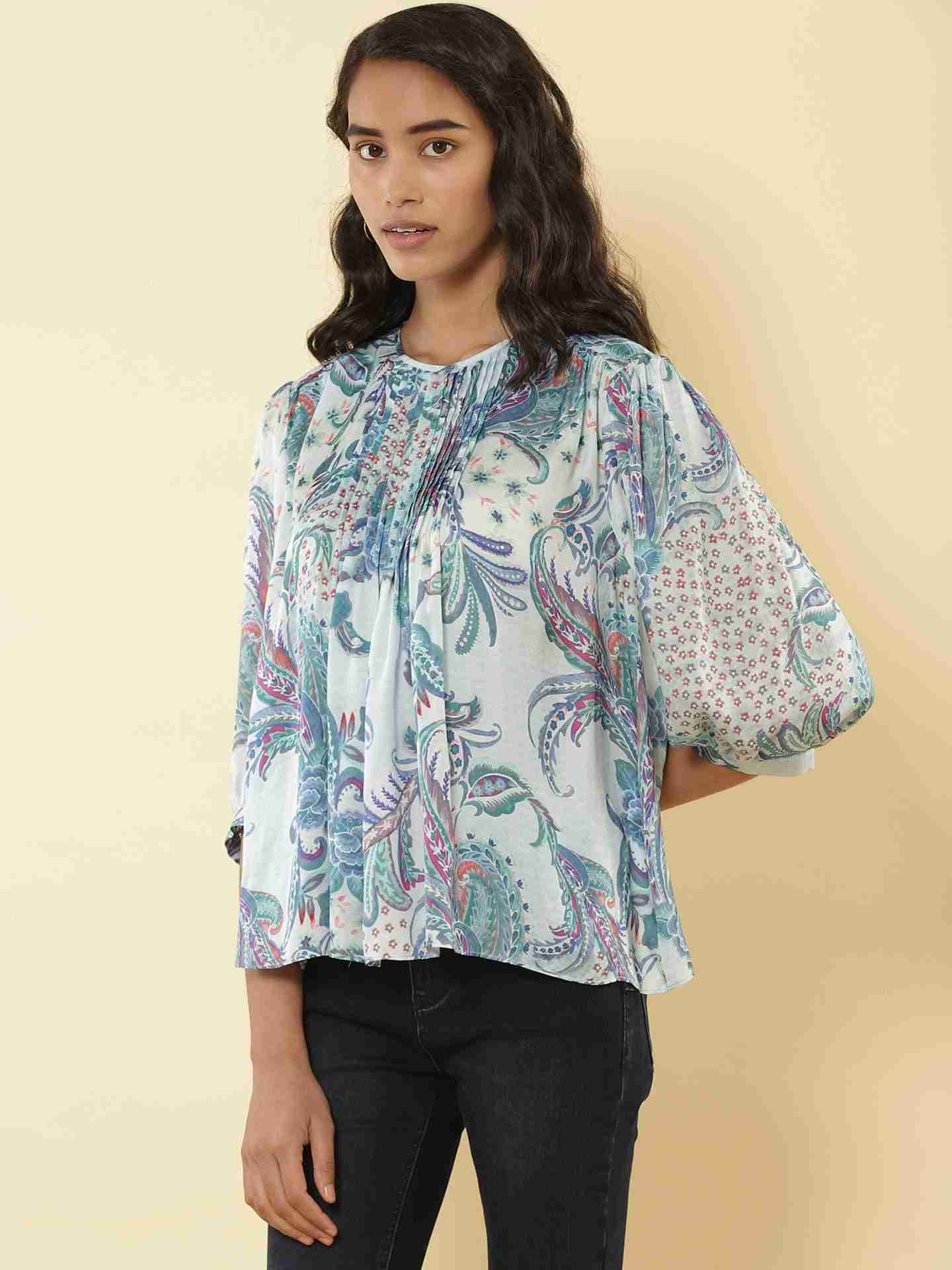 Blue Brazillian Top