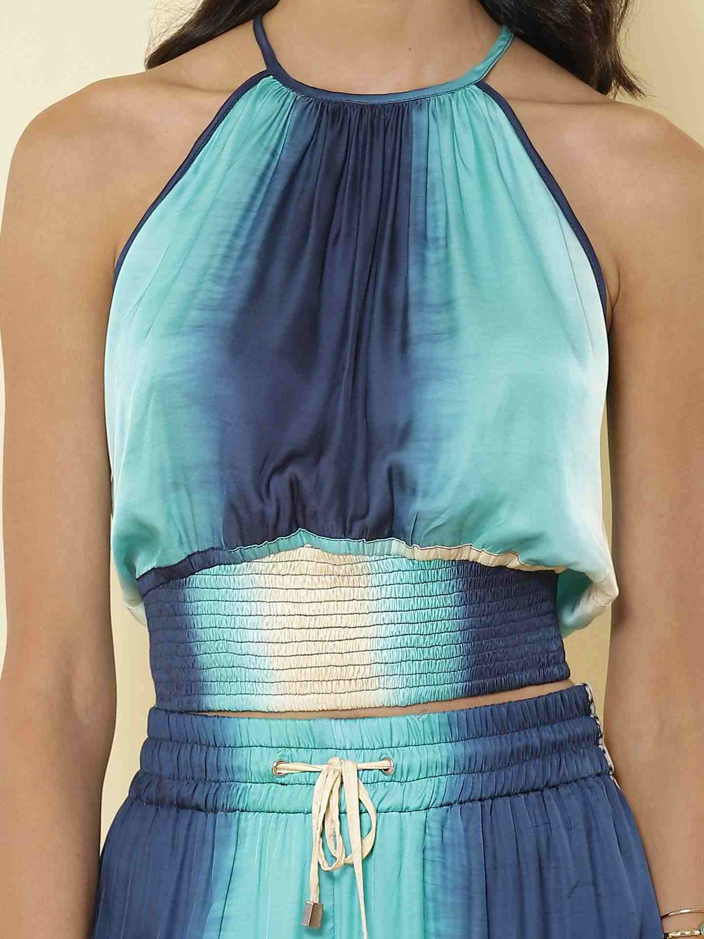 Off White Tropical Rainbow Top