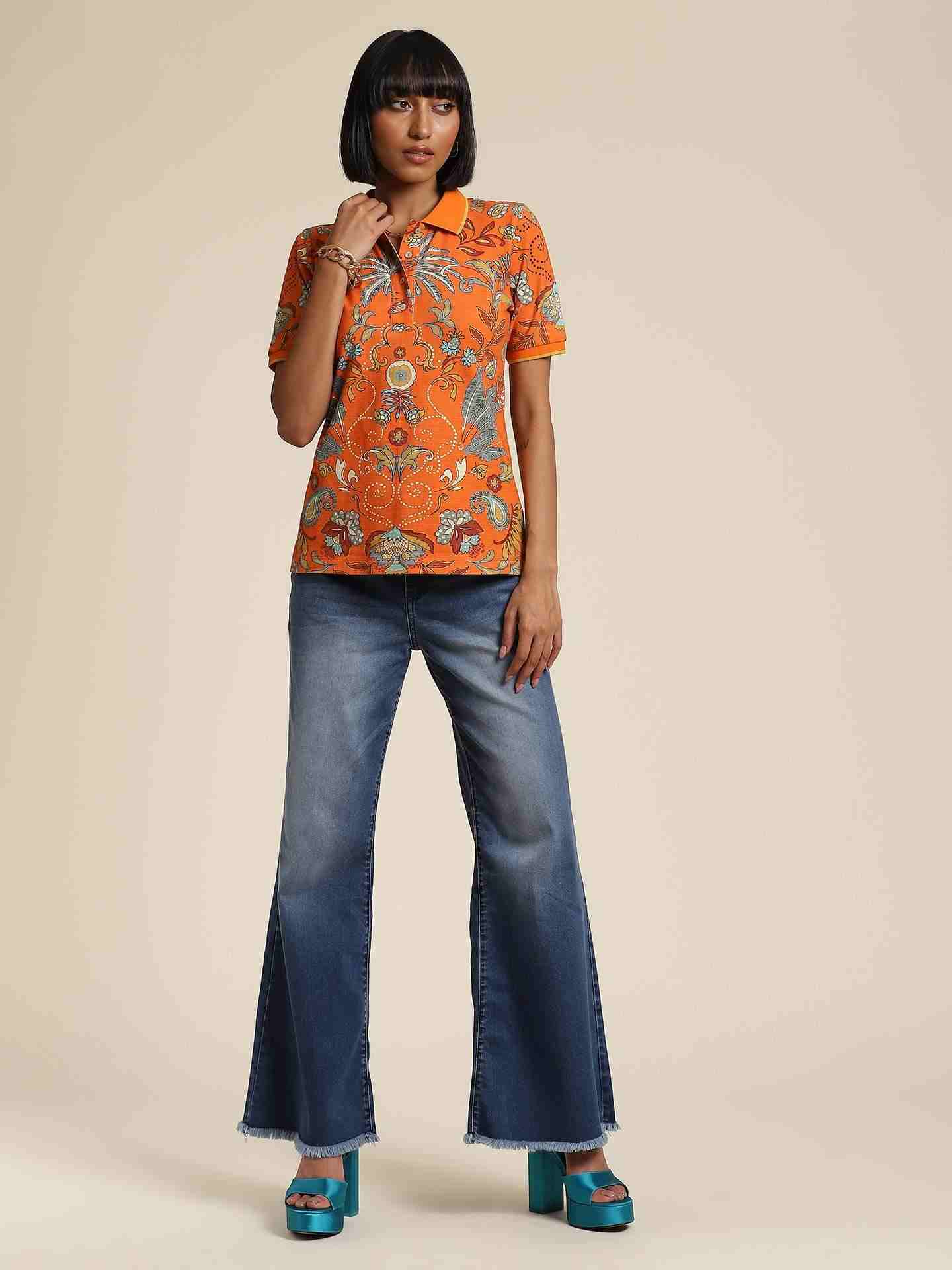 Orange Polo Shirts