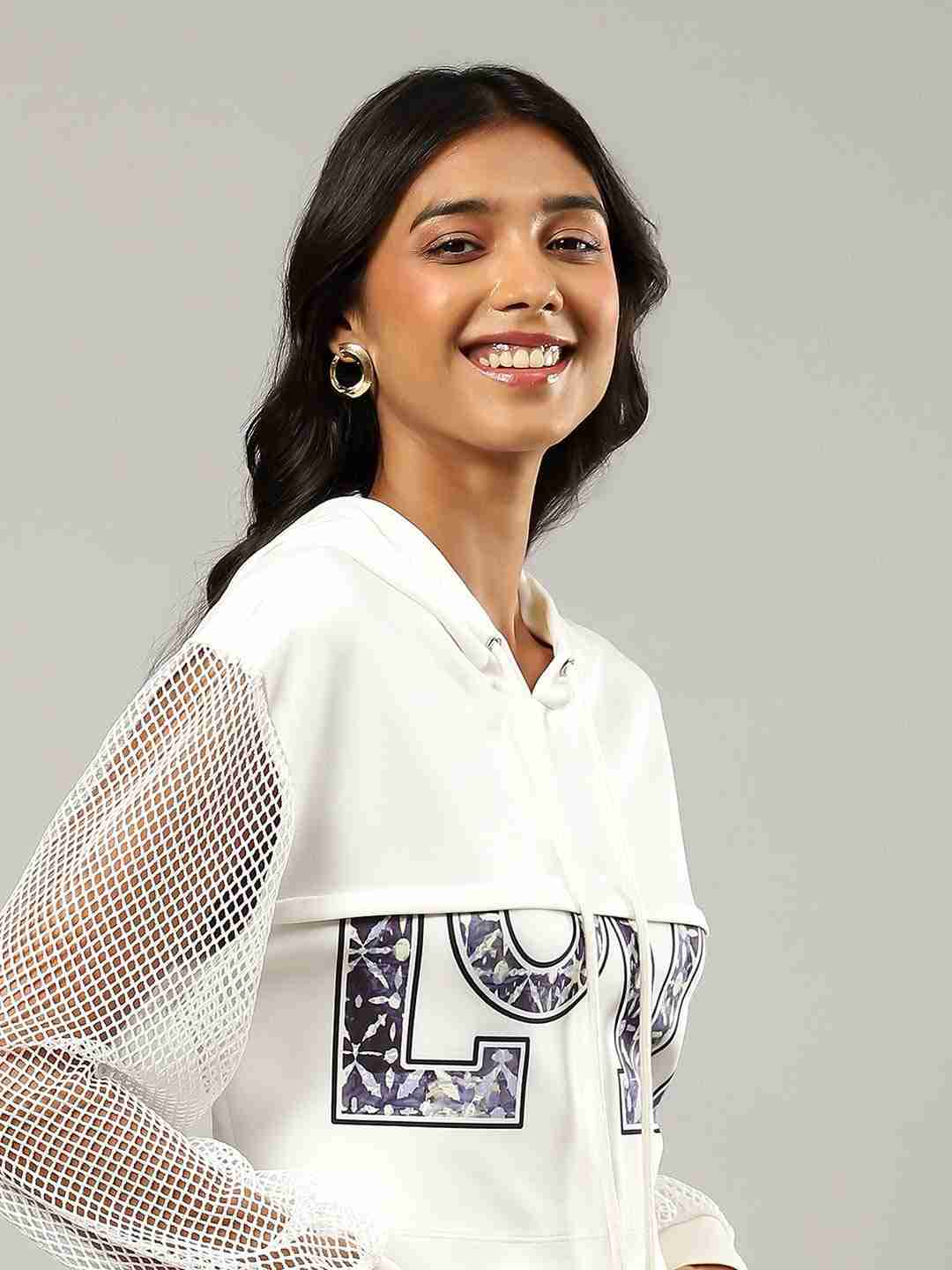 White Basics Athleisure Top