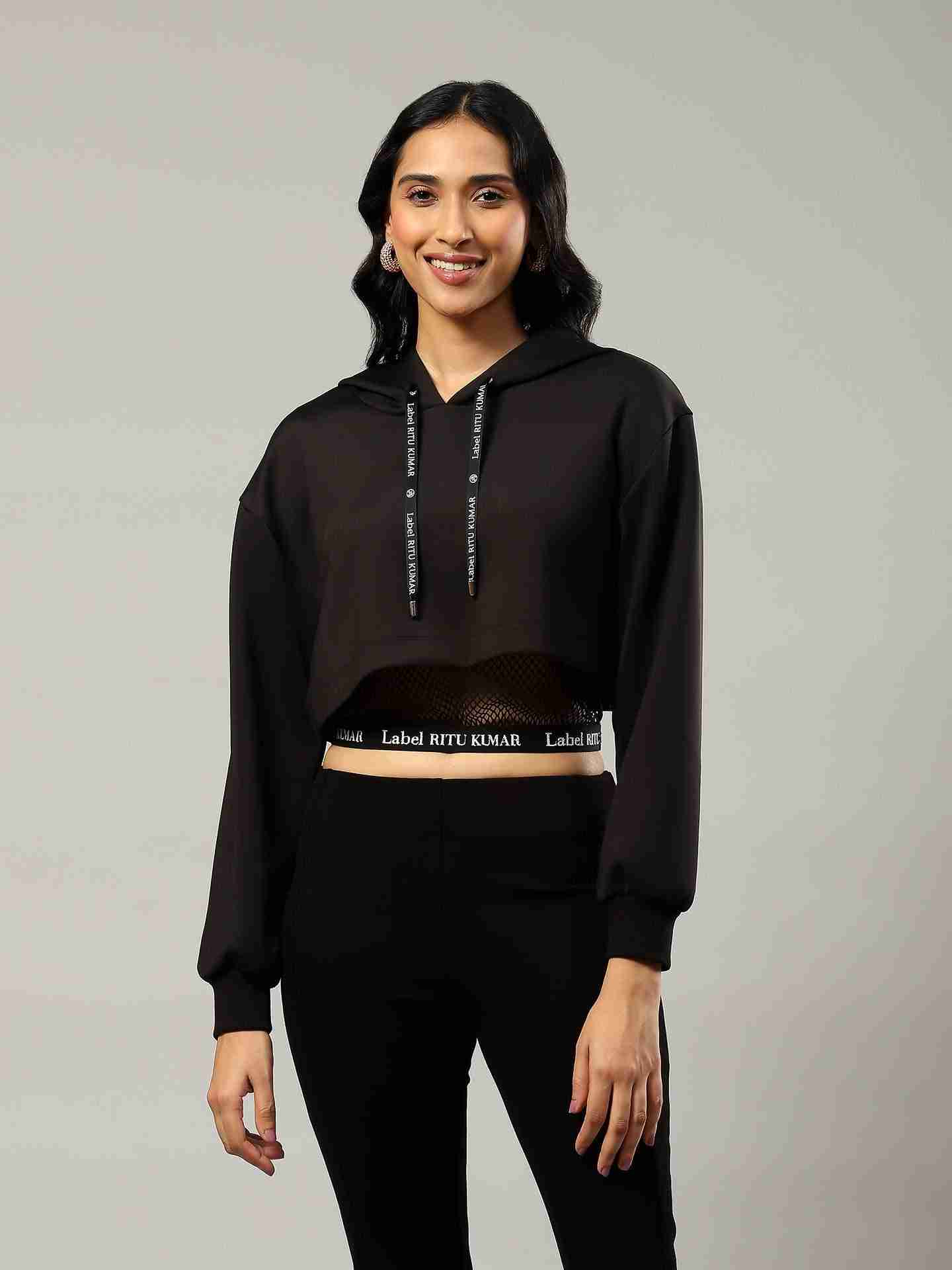 Black Basics Athleisure Top