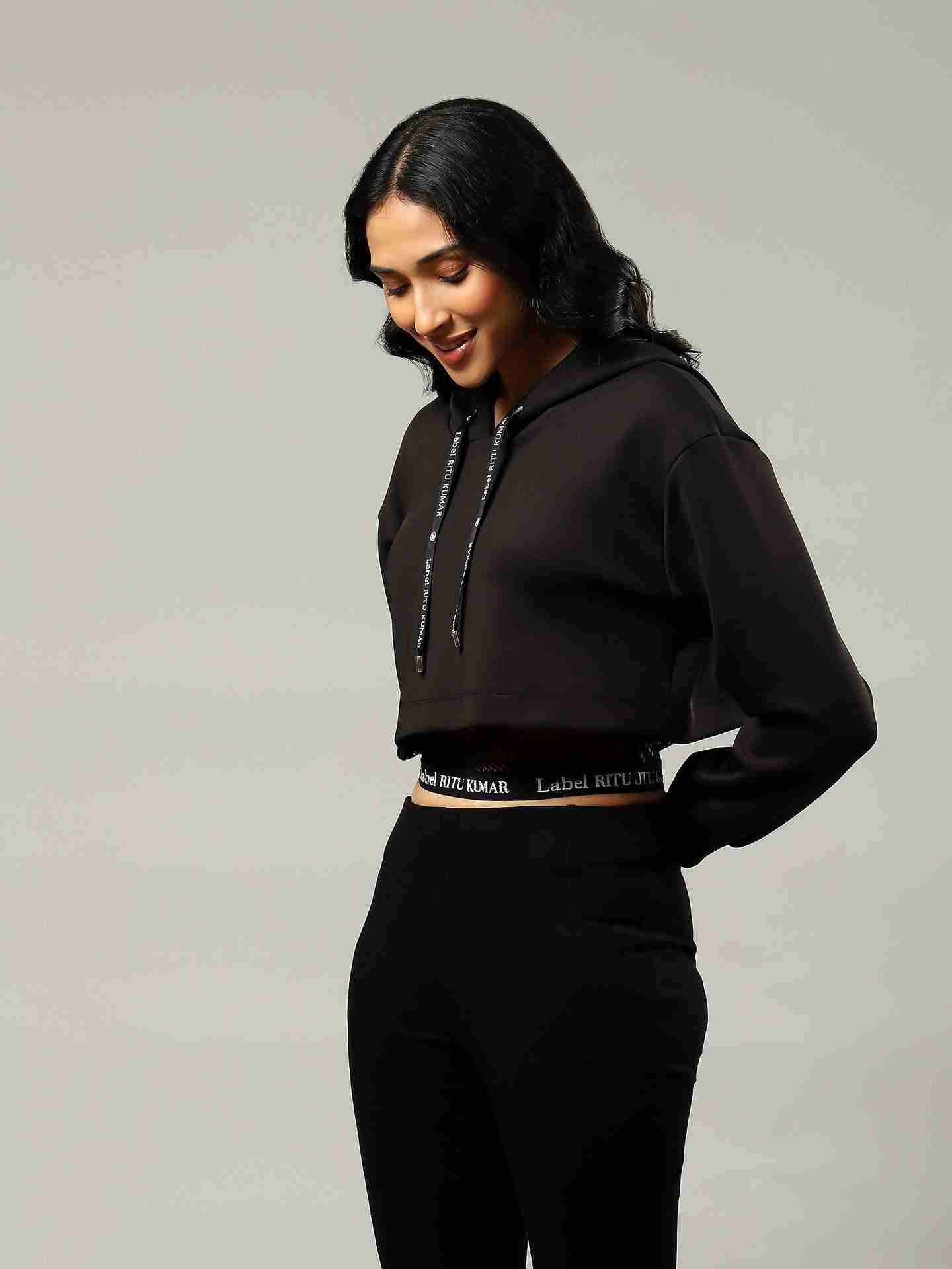 Black Basics Athleisure Top