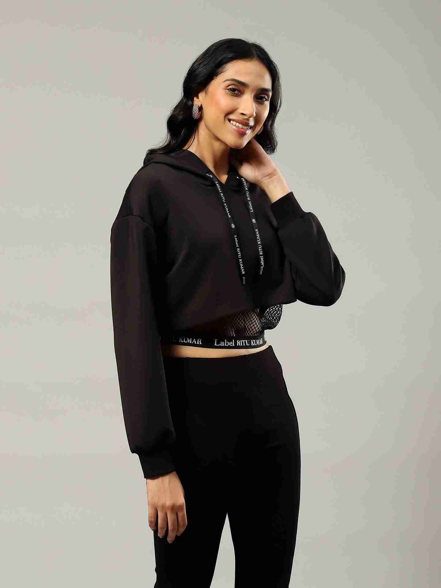 Black Basics Athleisure Top