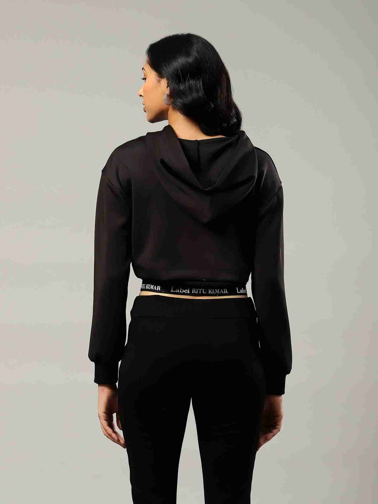 Black Basics Athleisure Top