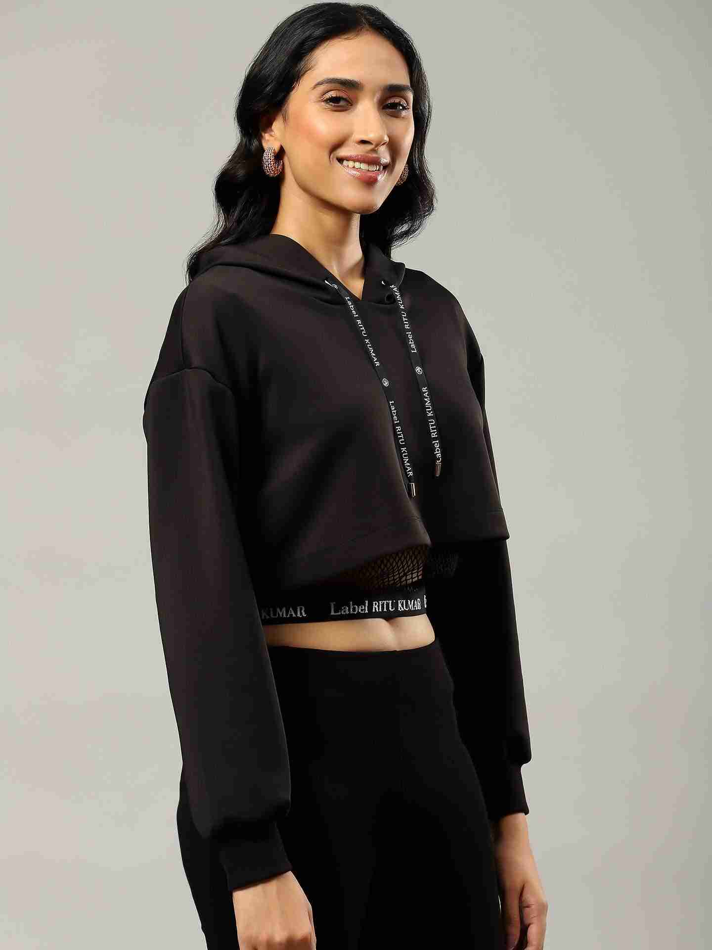 Black Basics Athleisure Top