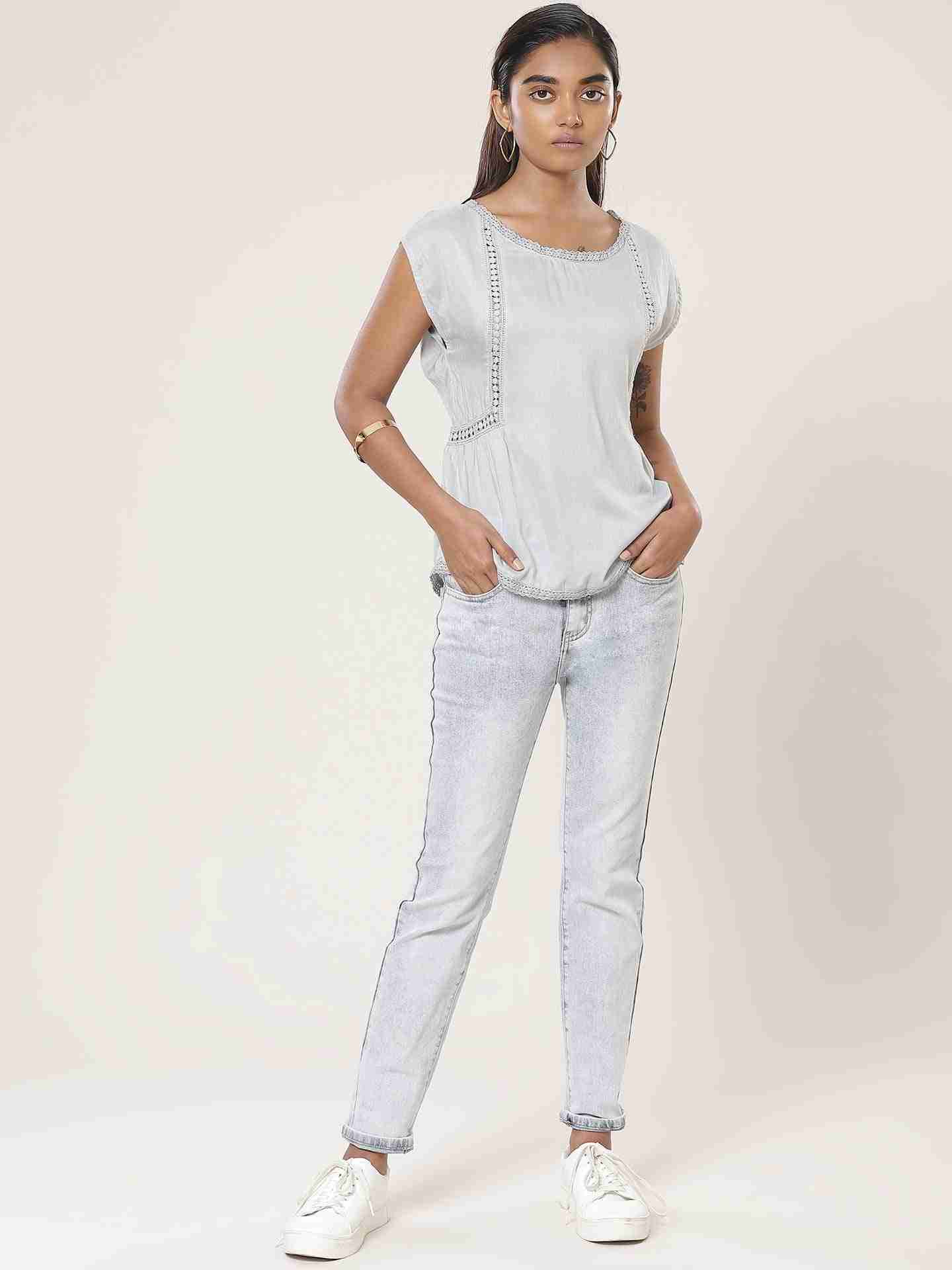 Grey Leisure Basics T-Shirt