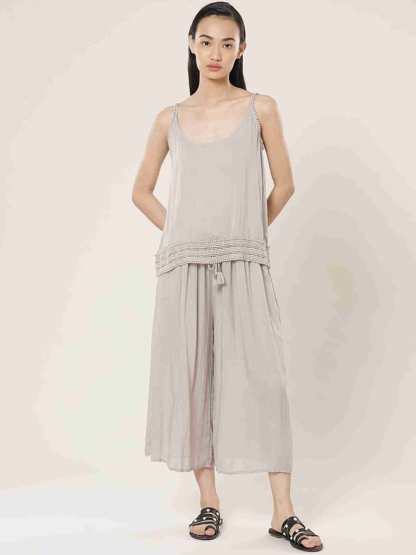 Grey Leisure Basics Top