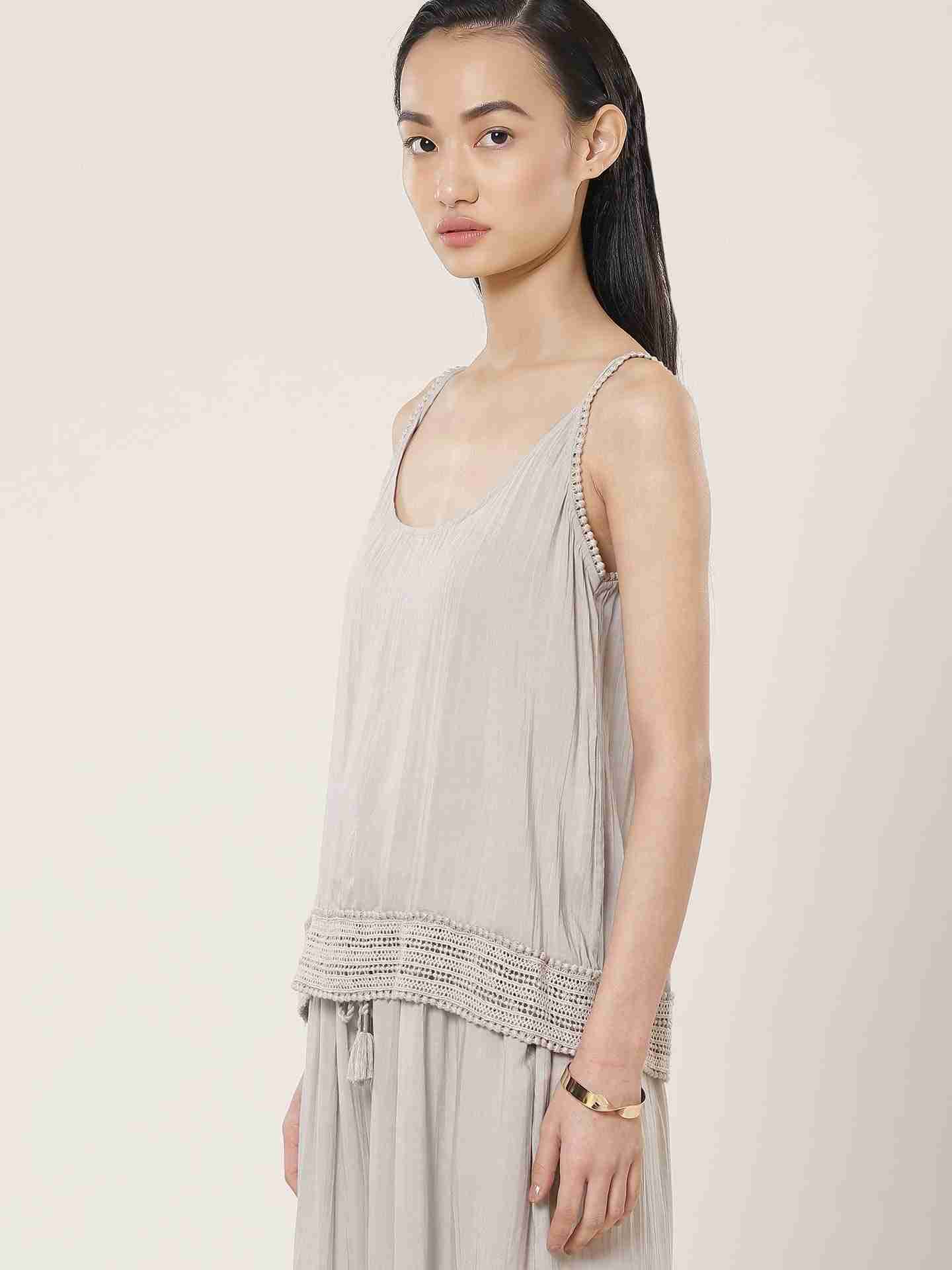 Grey Leisure Basics Top