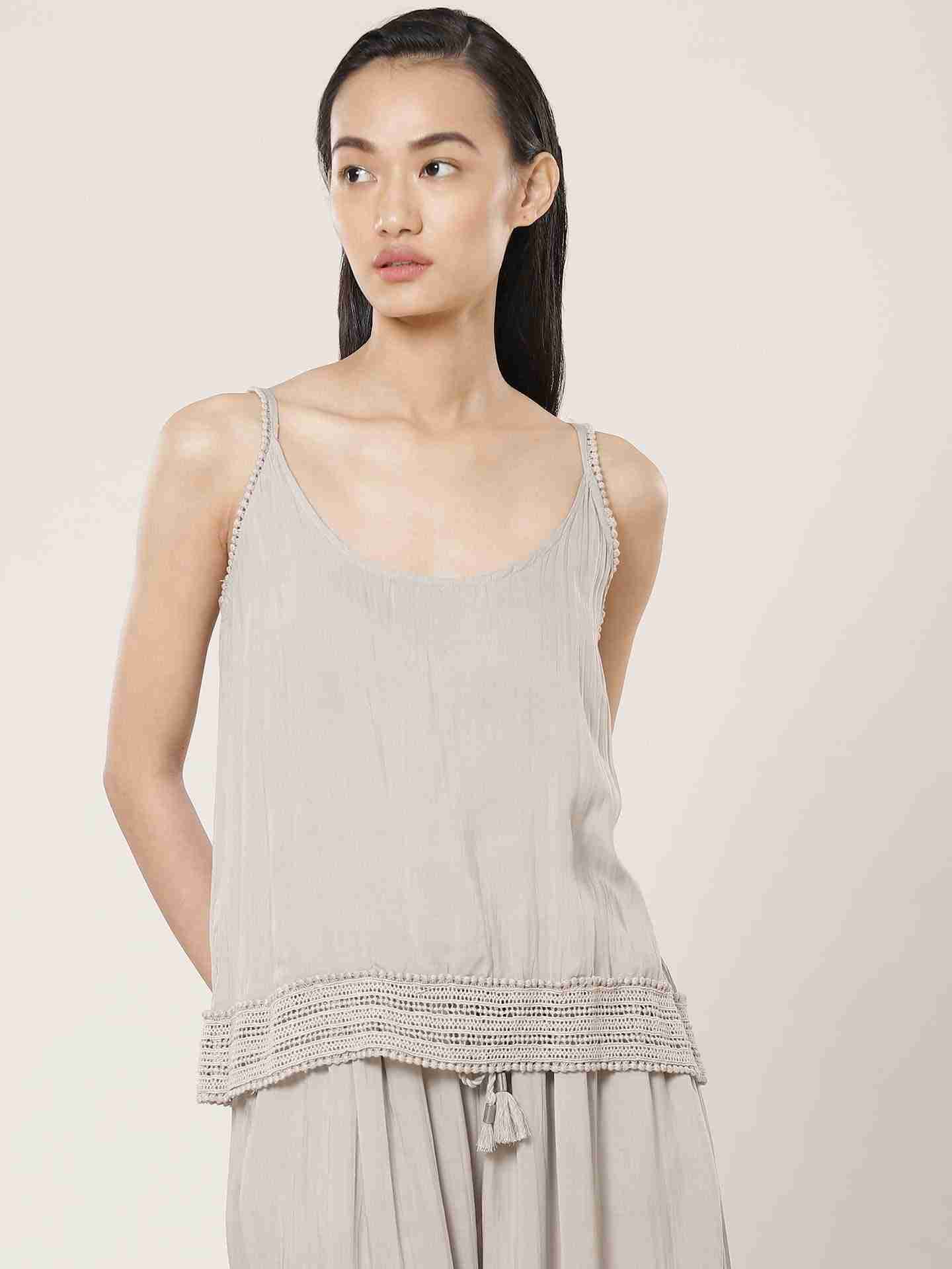 Grey Leisure Basics Top