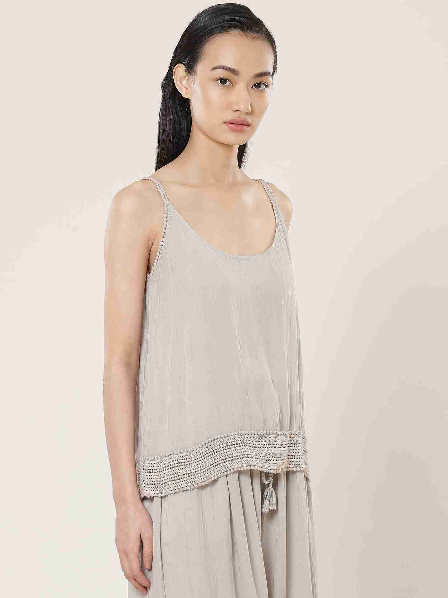 Grey Leisure Basics Top