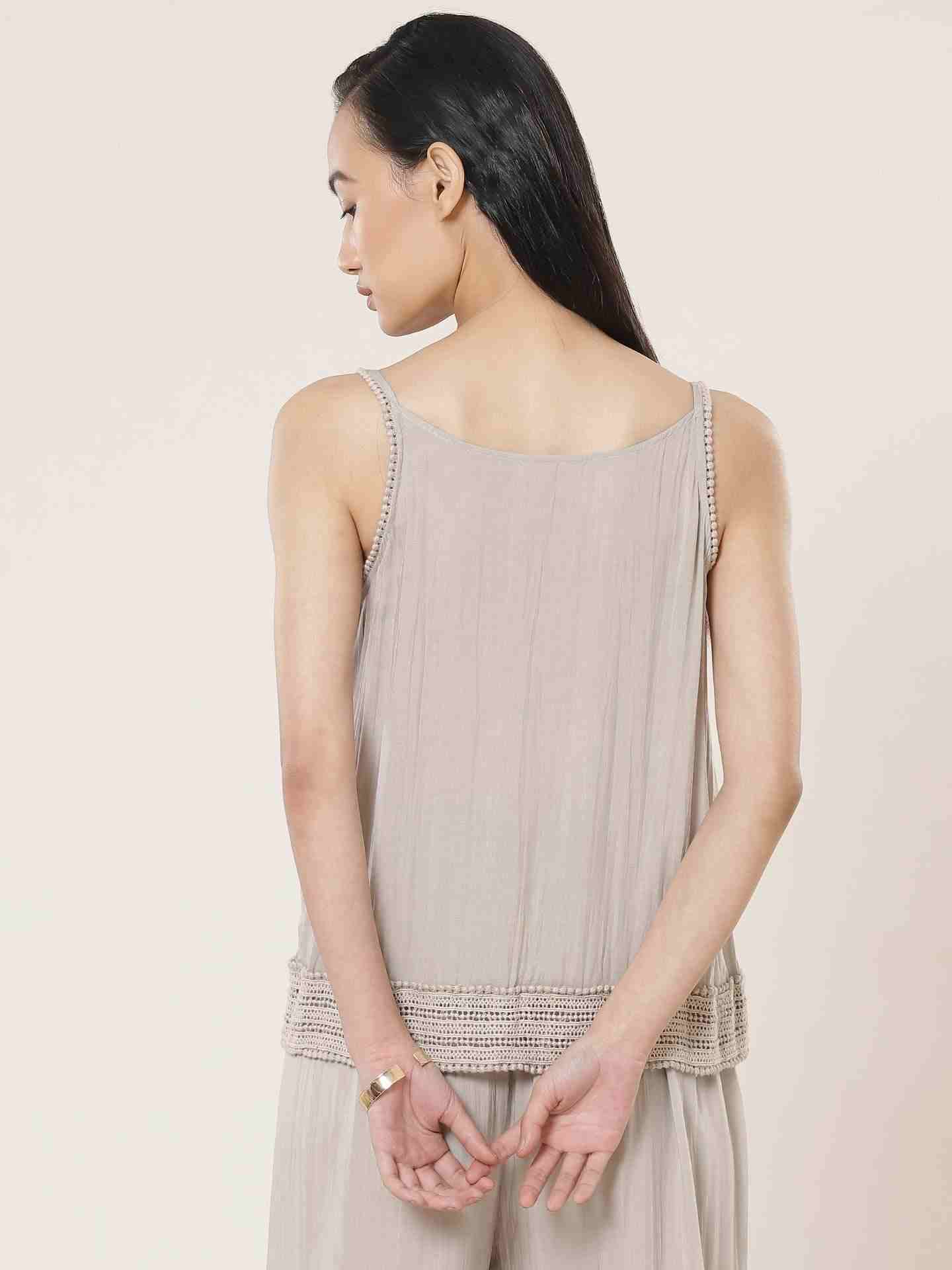 Grey Leisure Basics Top