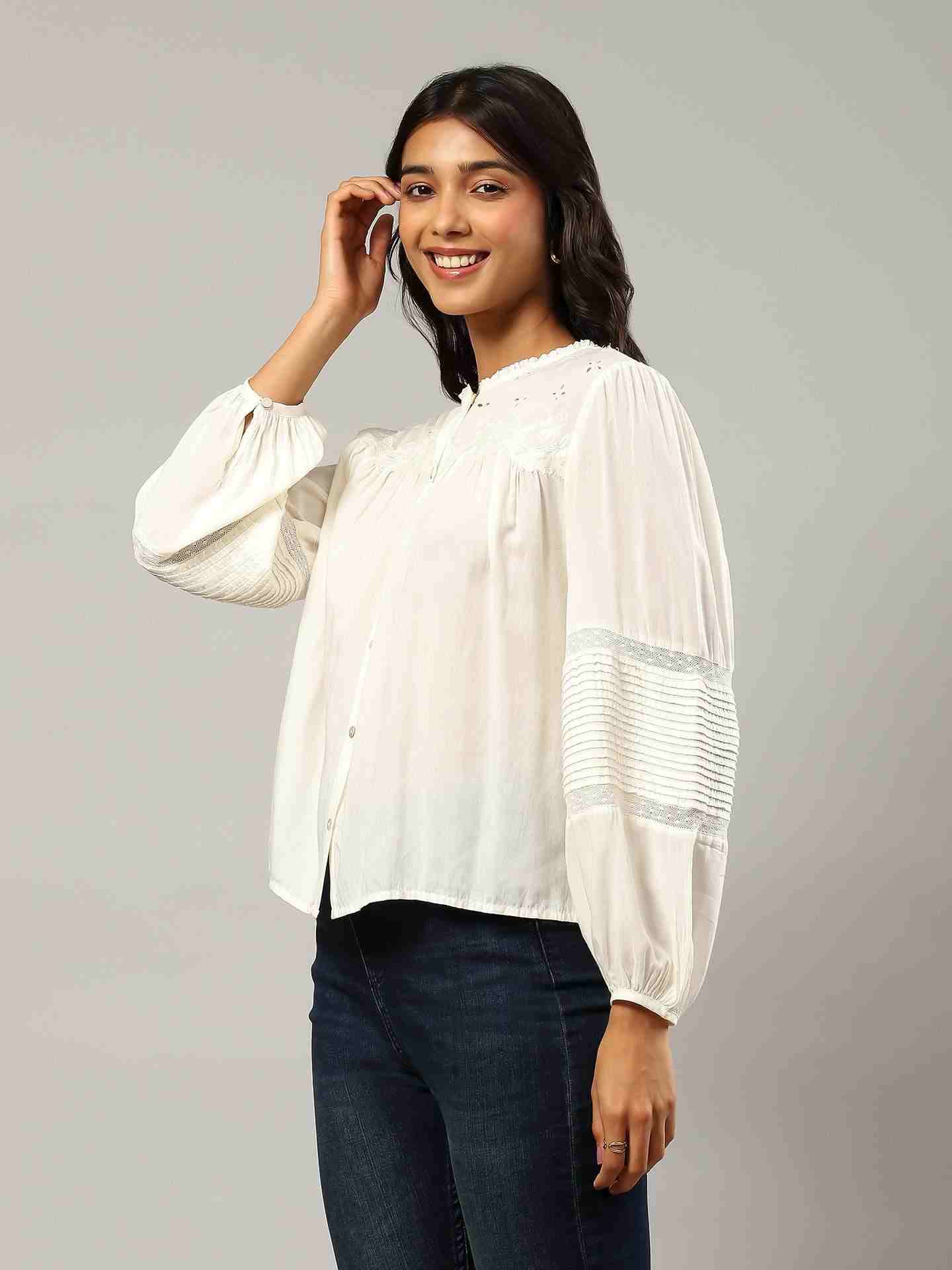 Ecru Annalise Top